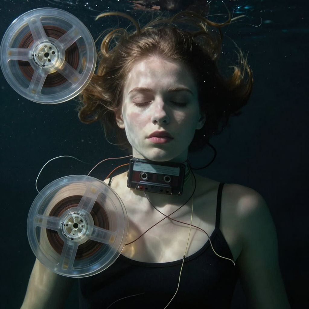 A magnószalaggal való fulladás álma régi titkok elfojtását és az érzelmi szorongás lassú bekebeleződését jelzi.