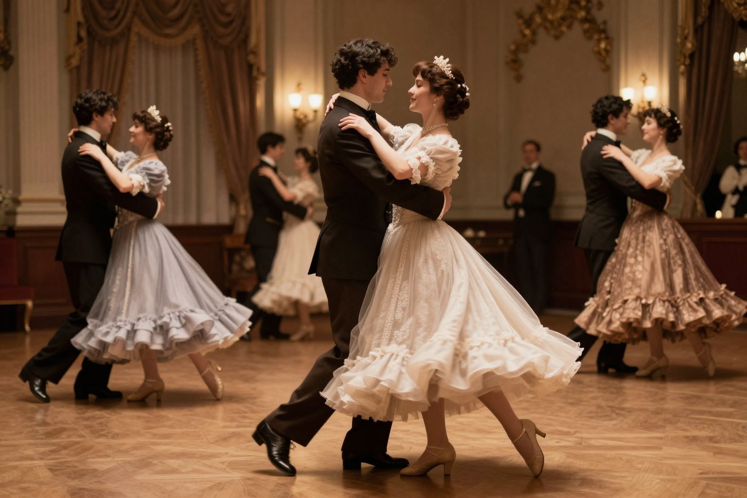 A múltszázadi ruhákban táncolni álmodni titkok és elfeledett időket idéz, ahol lélek szárnyal a múltba.