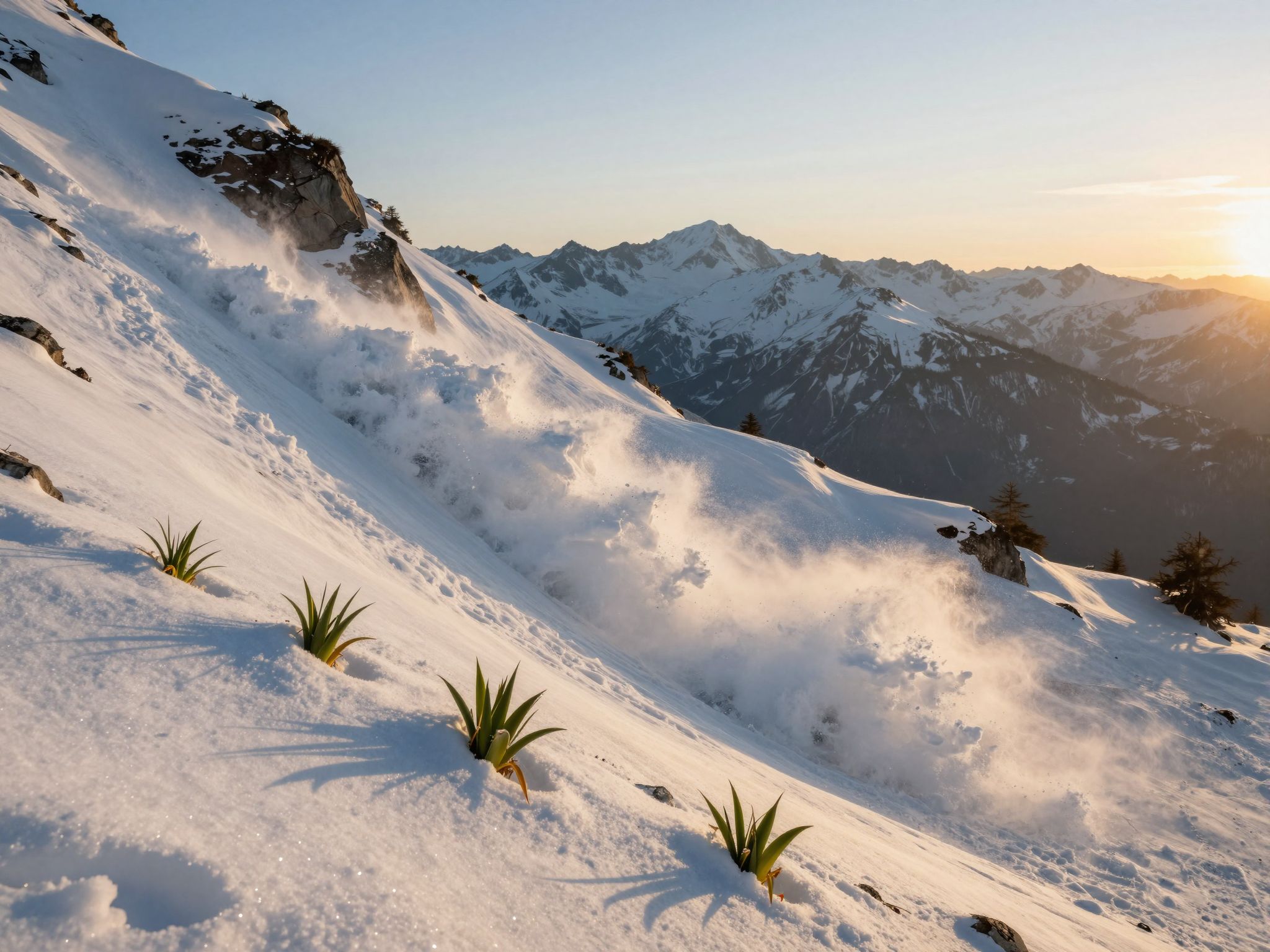 A lavina álomban a mélyből feltörő megújulás jele, mely tisztító erőként tör át a múlt sötétségén.