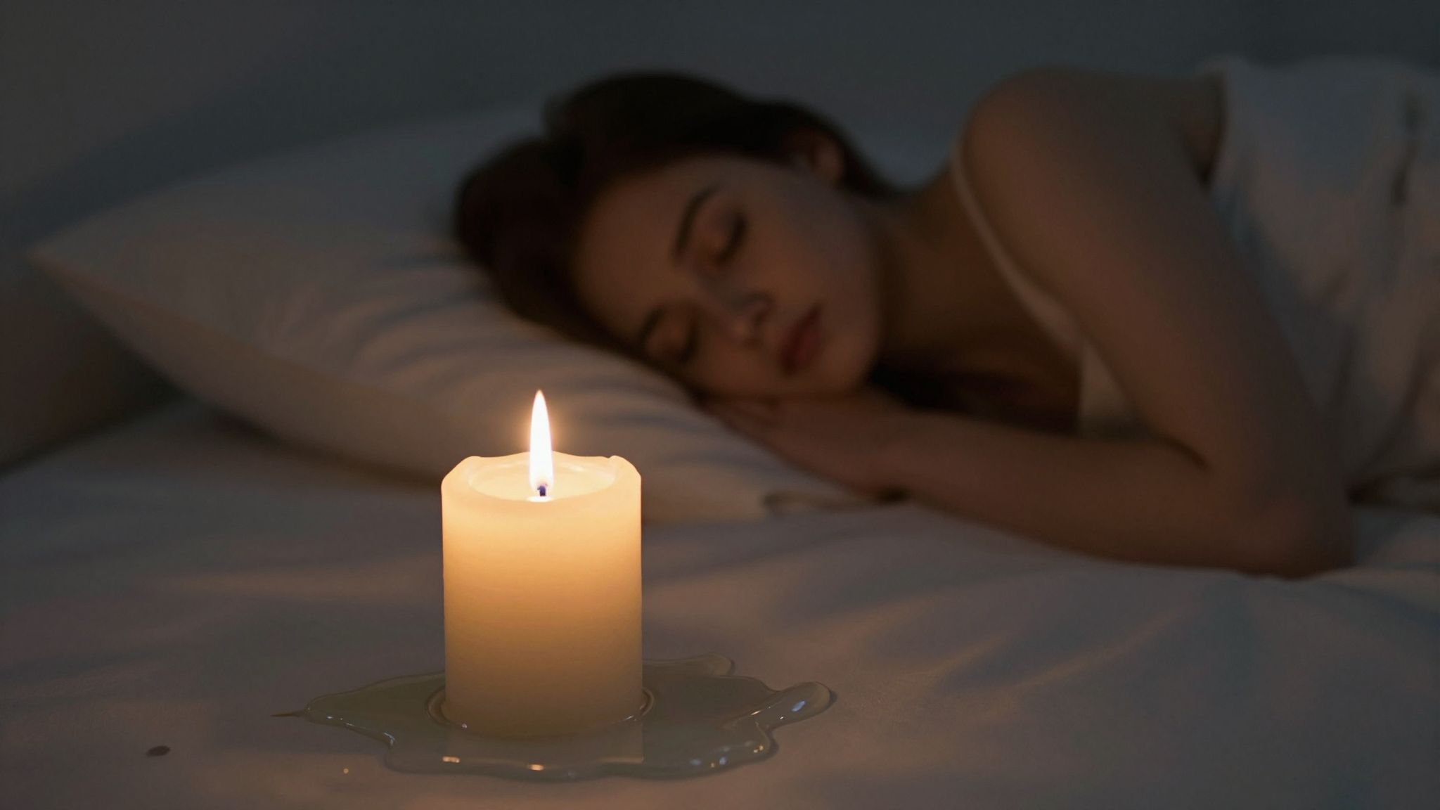 A viasszal álmodott gyertya fénye a belső világunk titokzatos mélységeit világítja meg, vágyaink és félelmeink között egyensúlyozva.