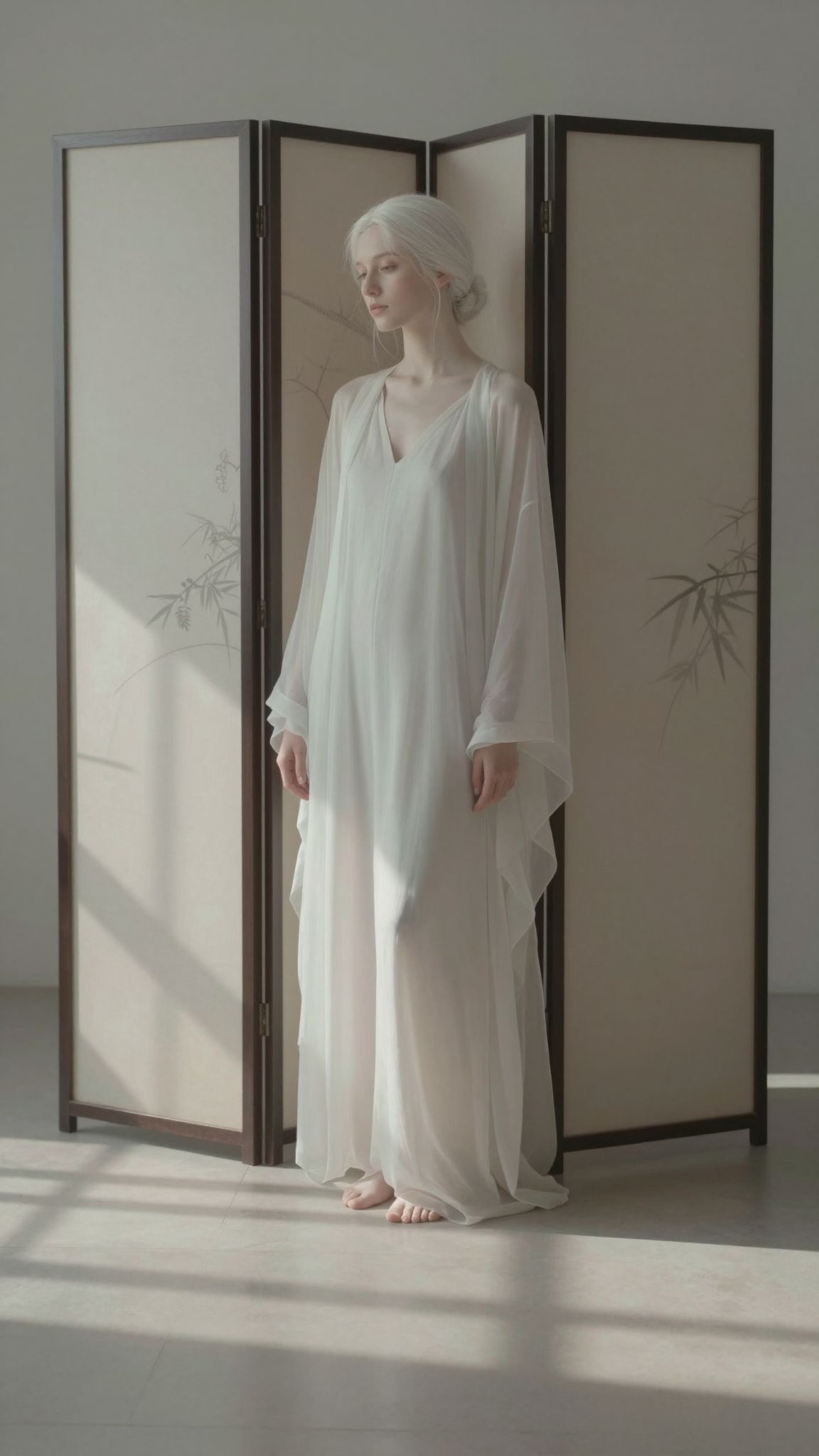 A statikus paraván az álomban a titkok védelmét jelzi, mi rejlik mögötte, csak a lélek felfedezése révén derülhet ki.