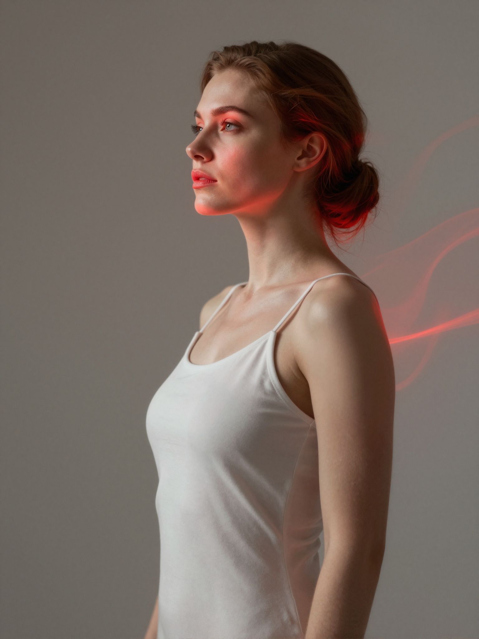 A vörös energiaforrás álomban az életerő és szenvedély rejtett forrását idézi, mely mozgásra ösztönöz.