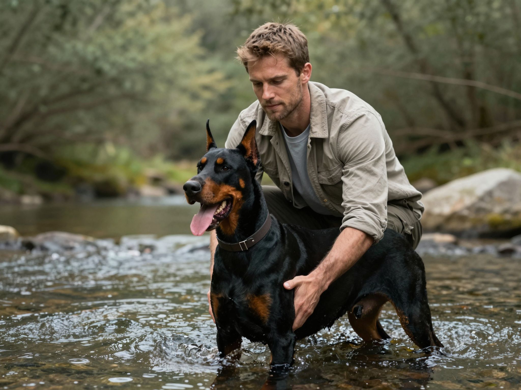 A Dobermann megment álomban a hűség és védelem szent kötelékét szimbolizálja, mely mély belső erőt rejt.
