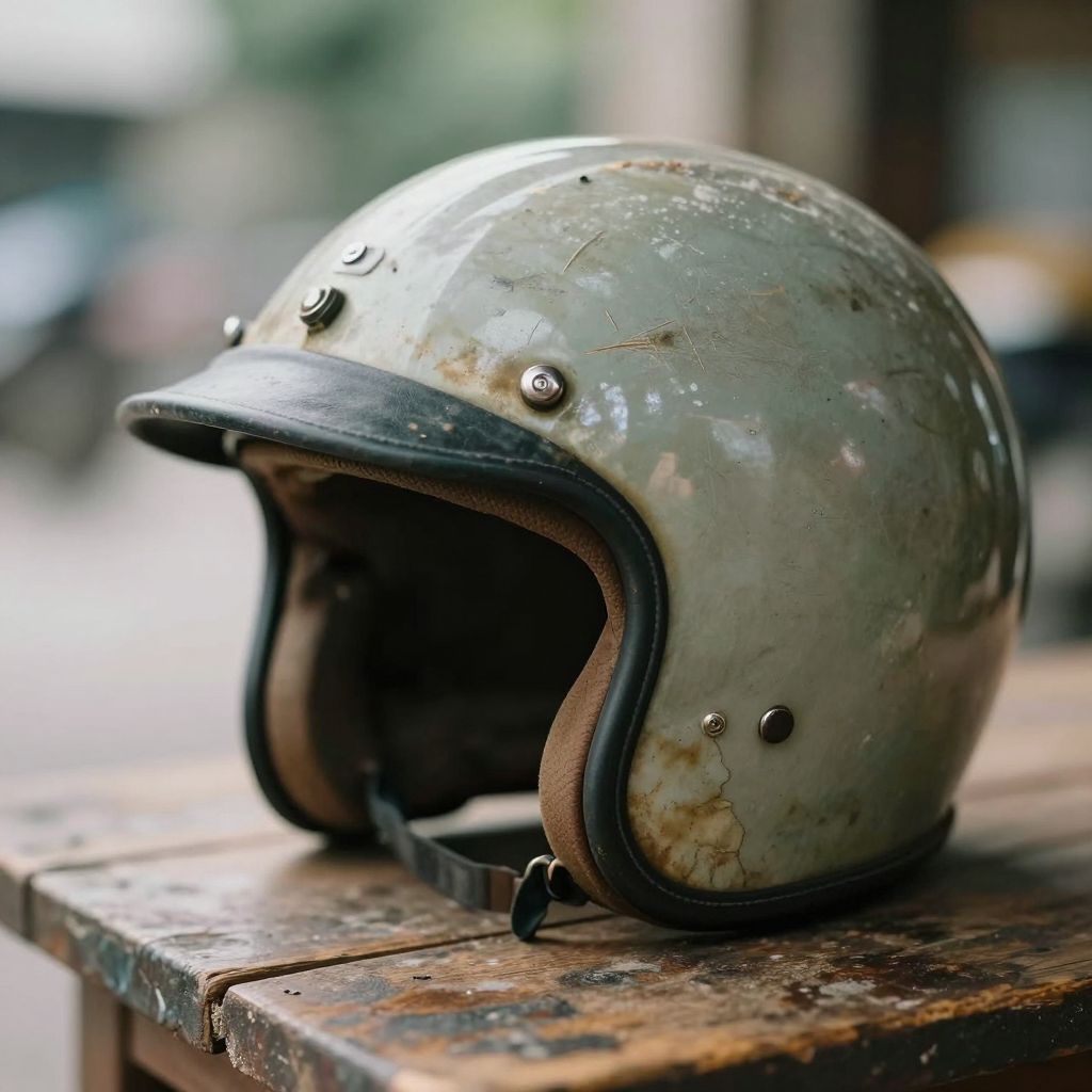 A régi bukósisak álomban az elveszett védelem titkait tárja fel, mely múltbéli sérülésekre emlékeztet.