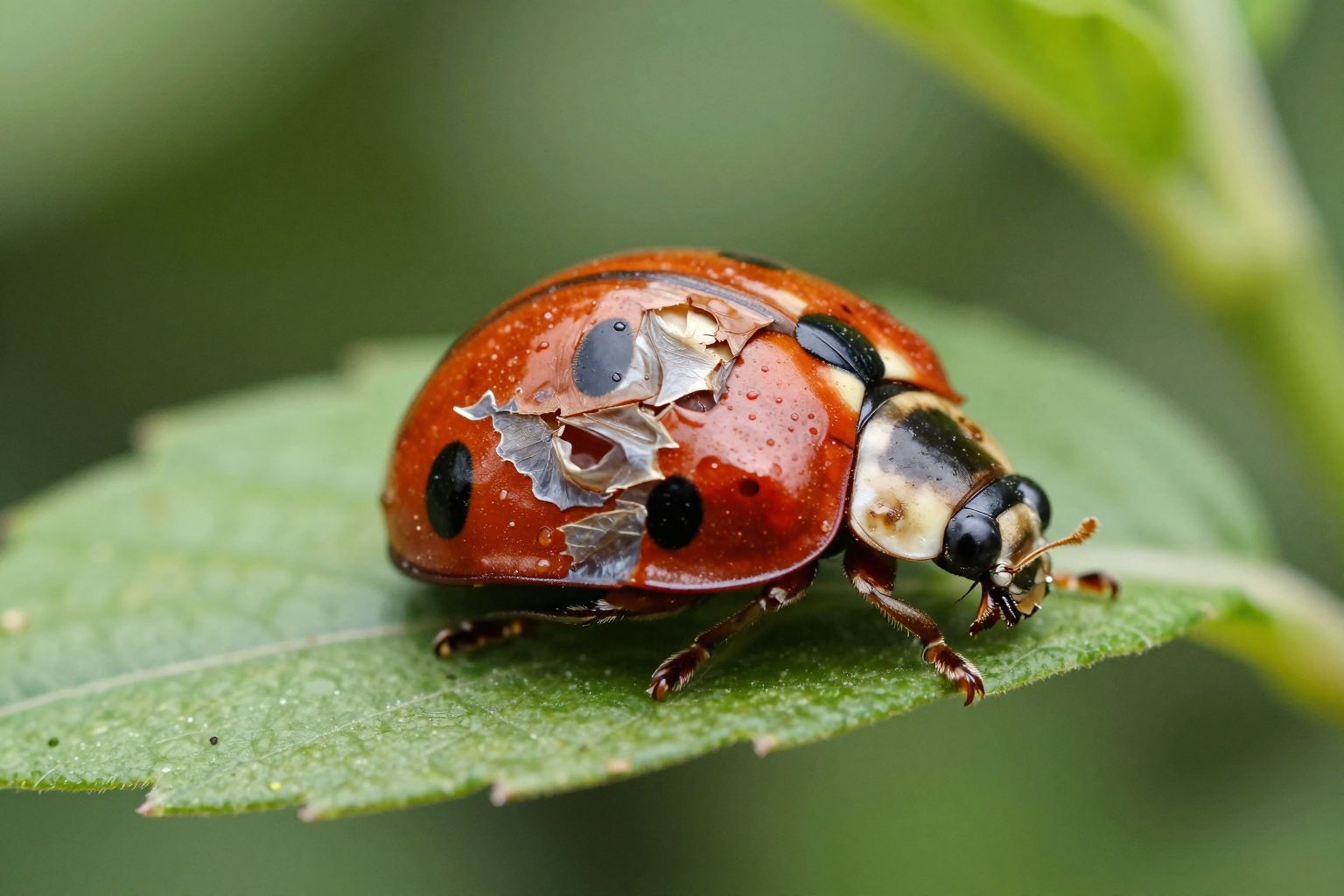 A beteg katicabogár álomban a sebezhetőség ősi jele, mely belső gyógyulásra és figyelemre hív fel minket.