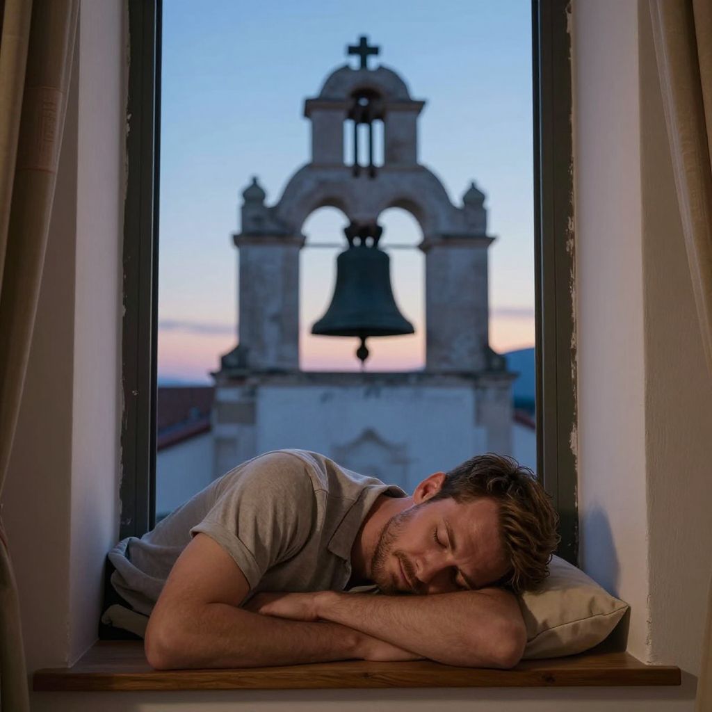 A temetési harangszó álmában az elmúlás csendes üzenete rezonál a lélek mély titkaival.