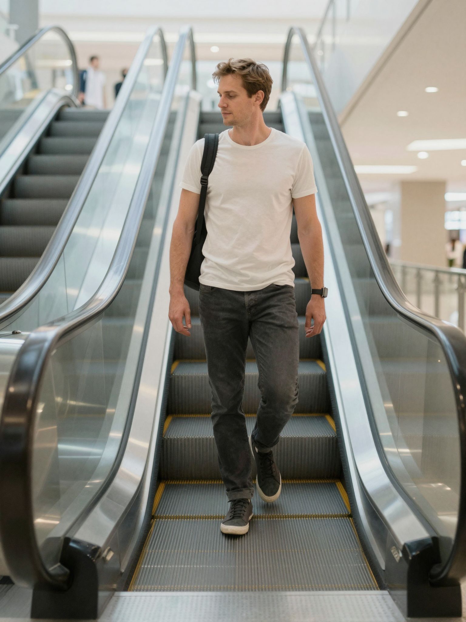 A mozgólépcsőn való váltás az élet könnyed áramlását és a sors váratlan, mégis végső változását idézi fel álmainkban.