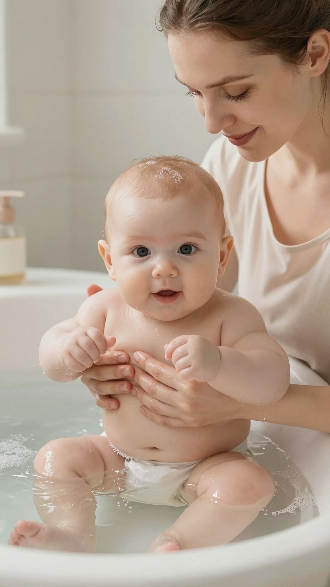 A kisbaba fürdetése álomban a tisztulás varázslatos pillanata, új kezdeteket és mély érzelmi gyógyulást jelez.