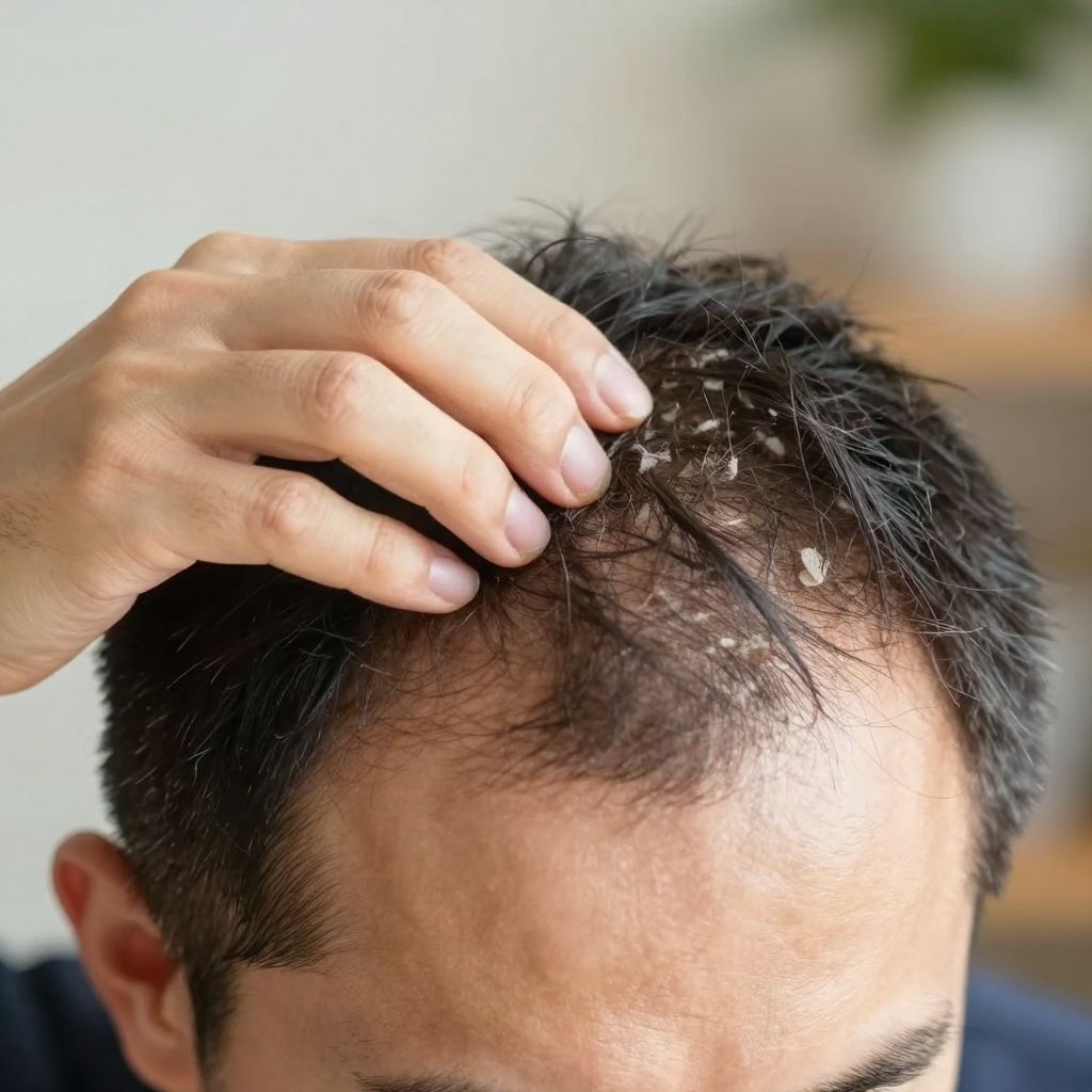 A viszkető fejbőr és a korpa álma új kezdetek és elfojtott érzelmek szimbolikája, mely felszínre tör.