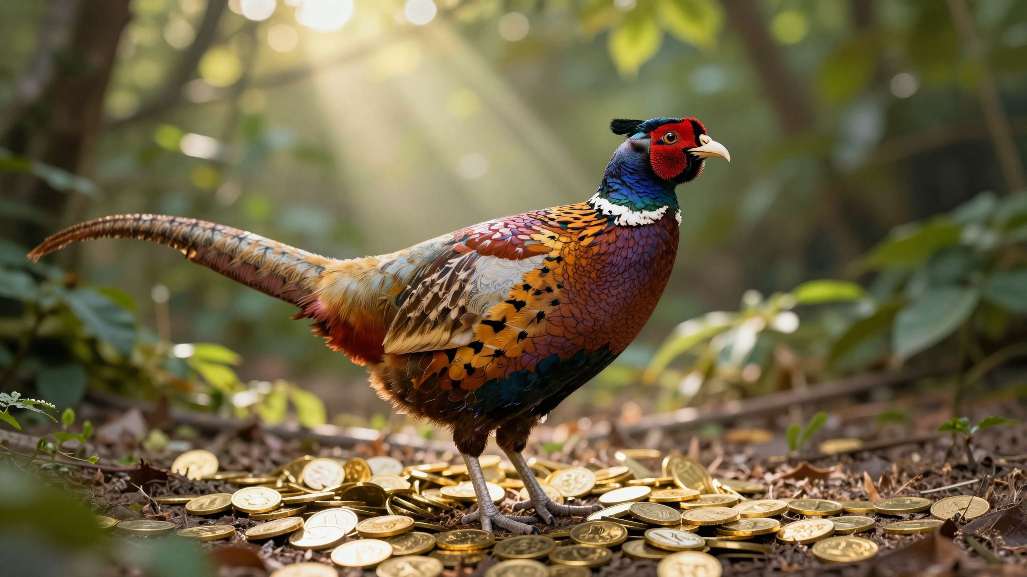 A fácán az álmokban a bőség titkos hírnöke, pénzügyi szerencse és jólét érkezését jelzi.