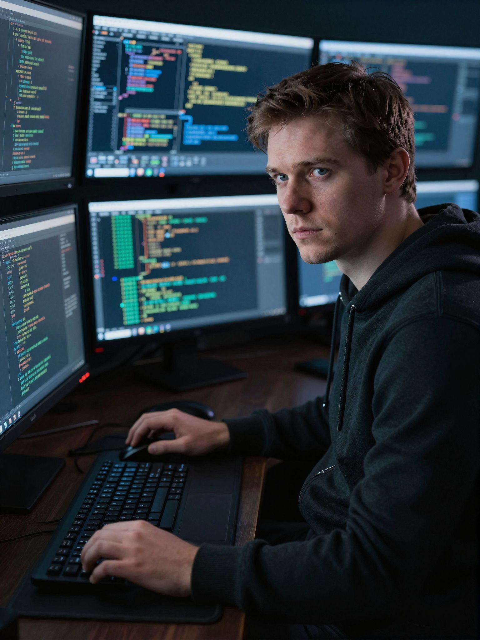 A hacker álmaiban a rejtett veszélyek és titkok sötét tükre jelenik meg, leleplezve elfojtott félelmeinket.