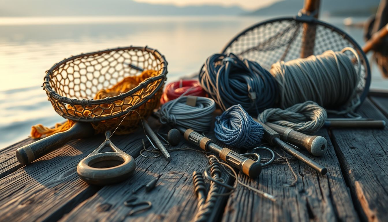 A halászati eszközök álomban az esélyek jelképei.