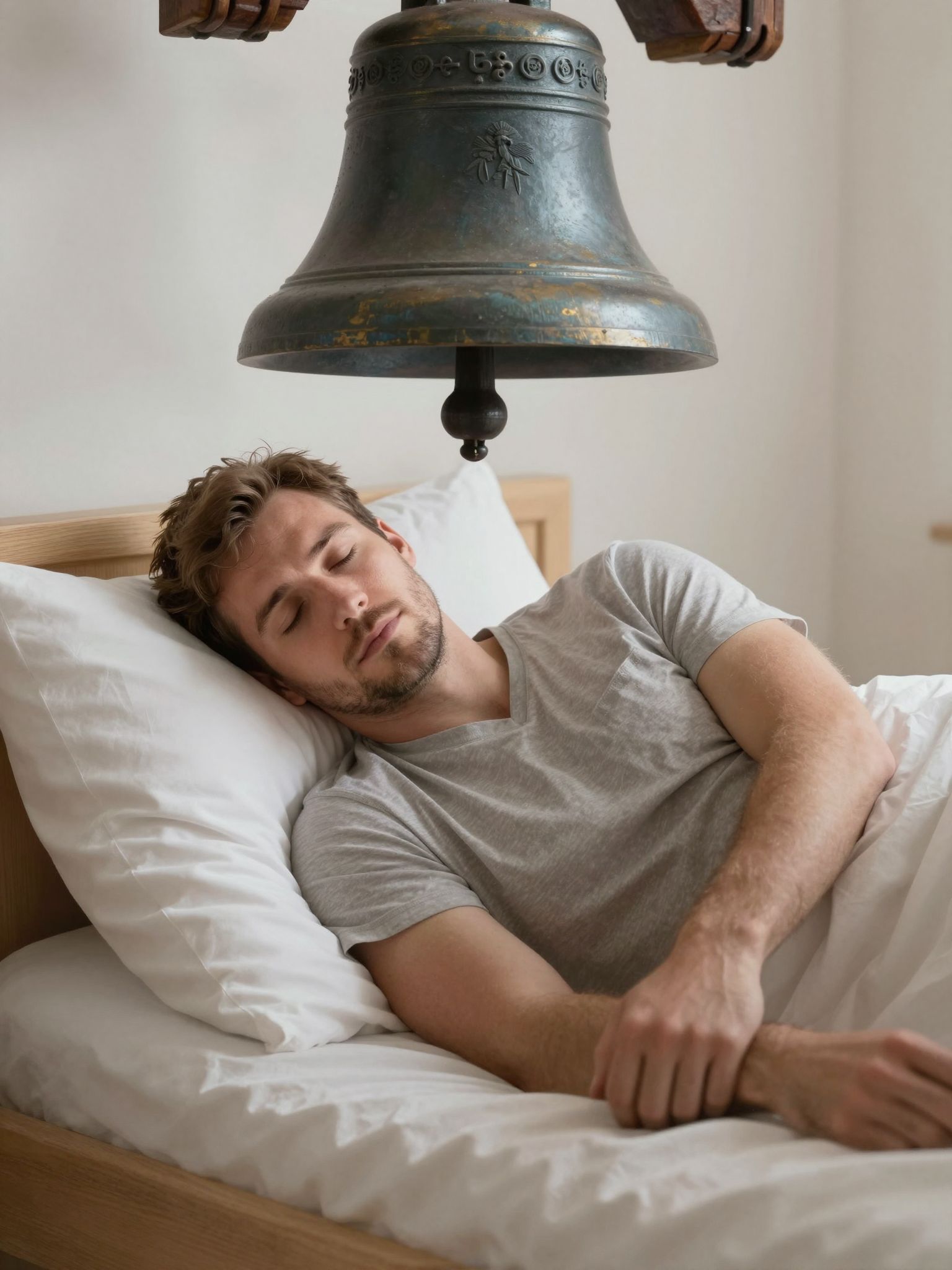 A harang álombeli hangja felébreszti a lélek mély titkait, jelzi a változás közeledtét és az új kezdeteket.