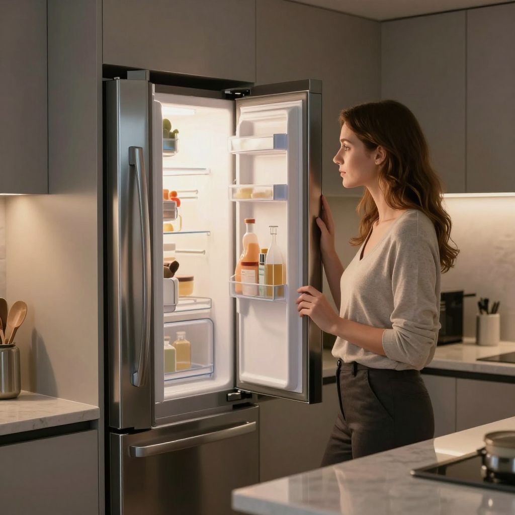 A hűtőszekrénnyel álmodni a rejtett érzések felfrissülését és elfojtott titkok lassú feltárulását jelzi.