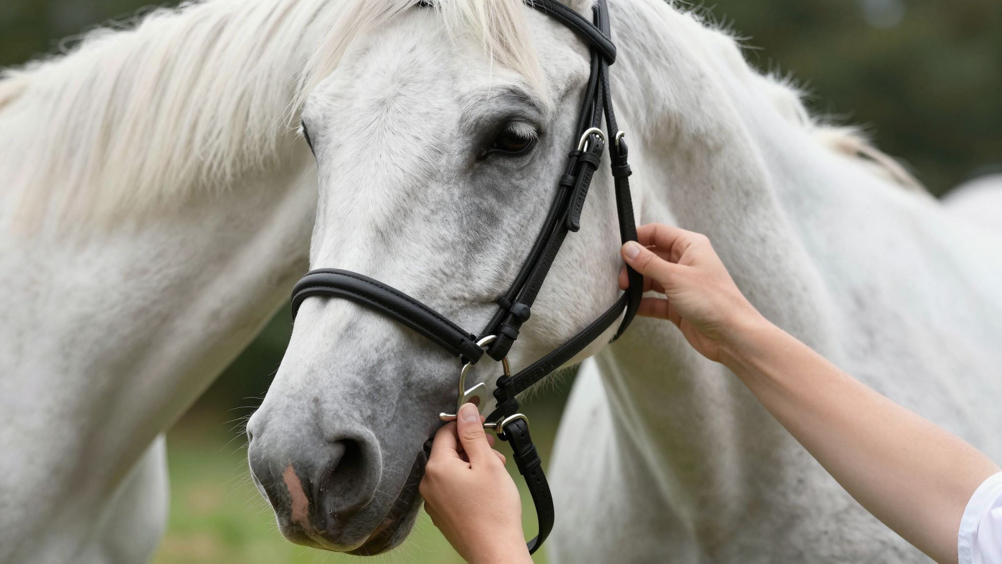 A kantár felvétele álomban az irányítás átvételét jelzi, a szabadság és kötöttség határán lebegve.