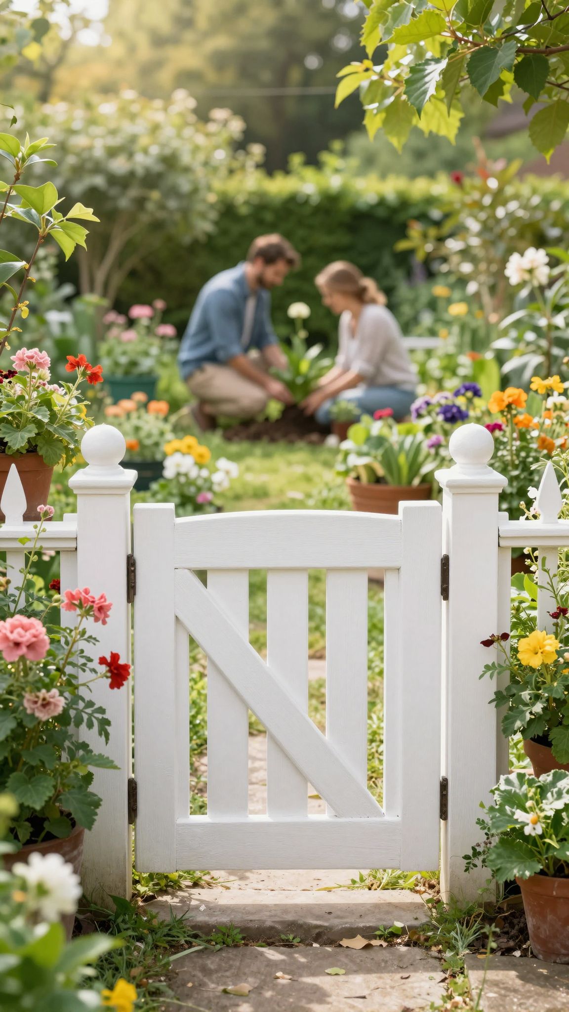 A kapu a kertben a rejtett lehetőségek szimbóluma: minden álom egy új világba vezethet, ahol a növekedés vár rád.