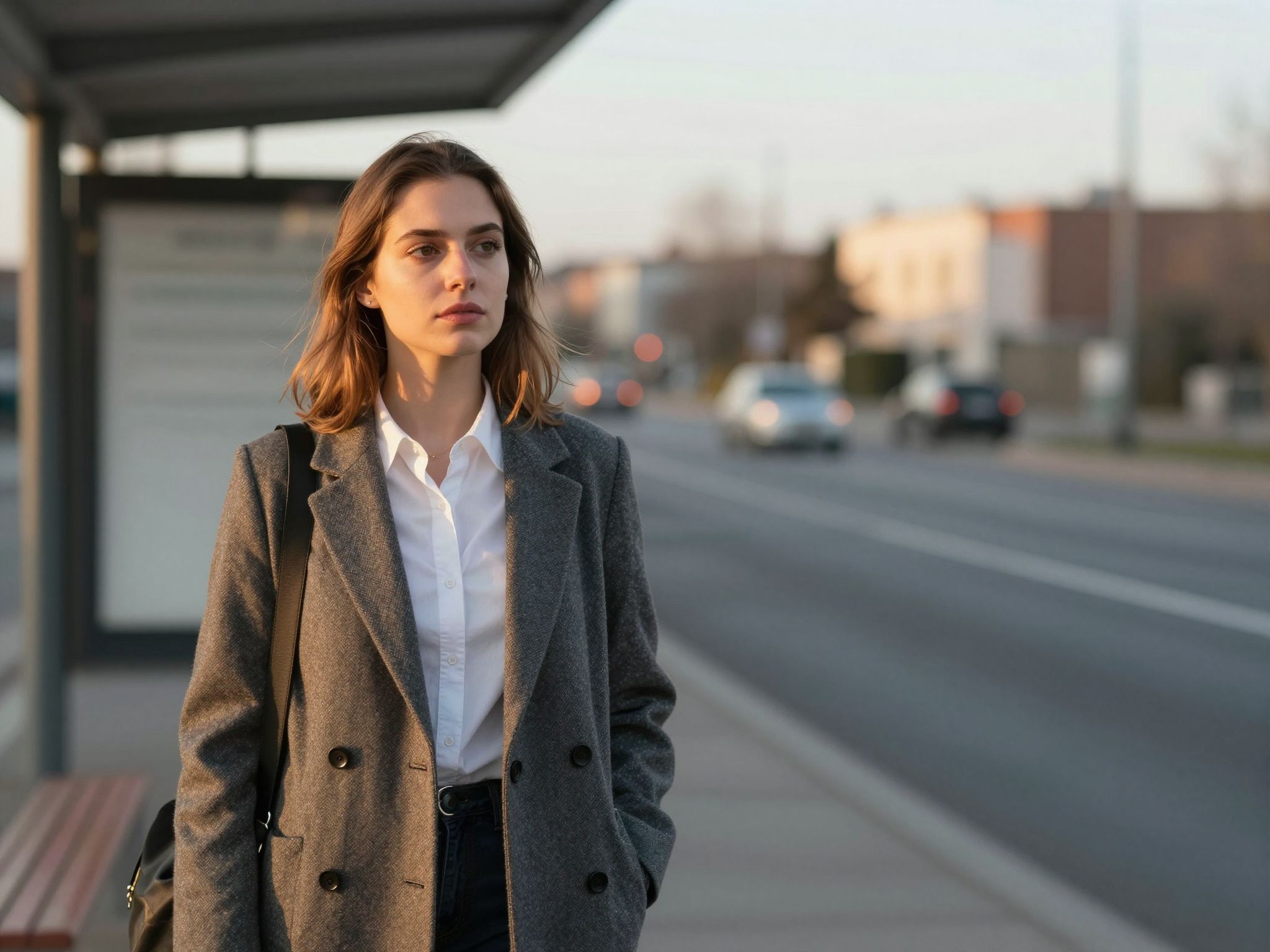 A megállóban érzett várakozás a lélek titkos útját jelzi, ahol a múlt és jövő rejtett érzései összeérnek.