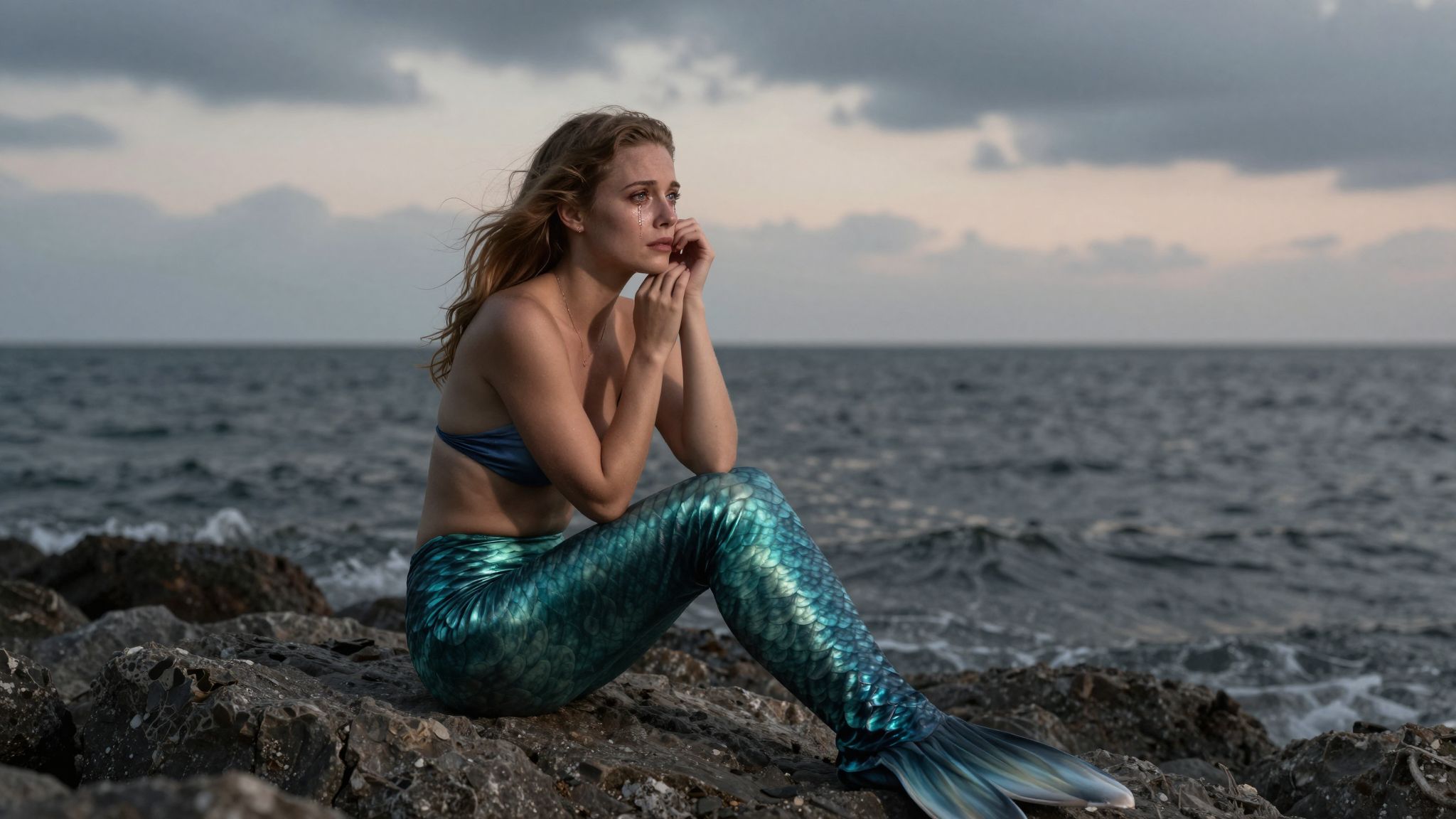 A sellő sírása a lélek mély titkait tárja fel, ahol a bánat és az együttérzés misztikusan összefonódik.