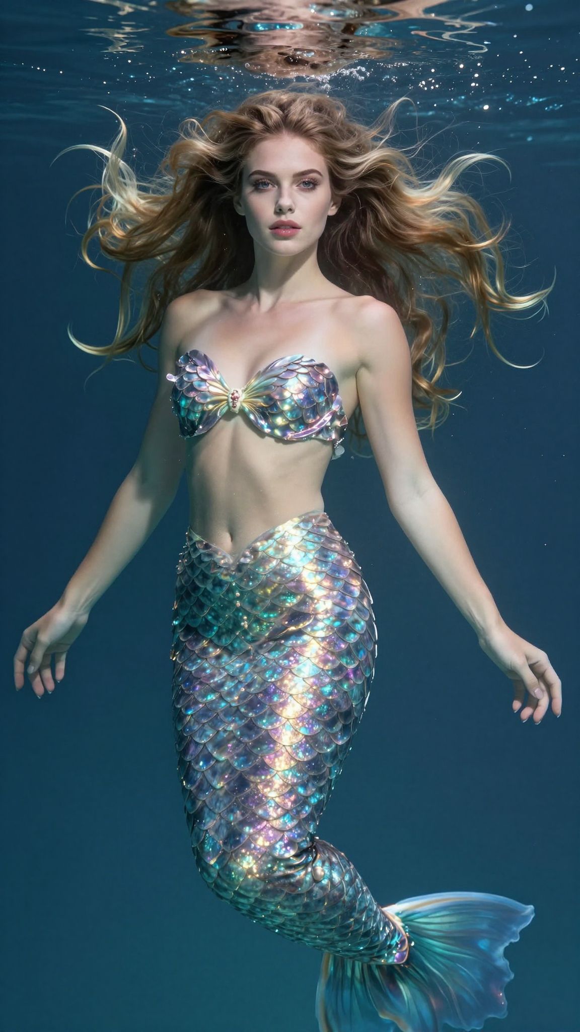 A sellő bája a mély tenger titkait hordozza, szívünk vágyait ébresztve fel a misztikus vonzerő által.