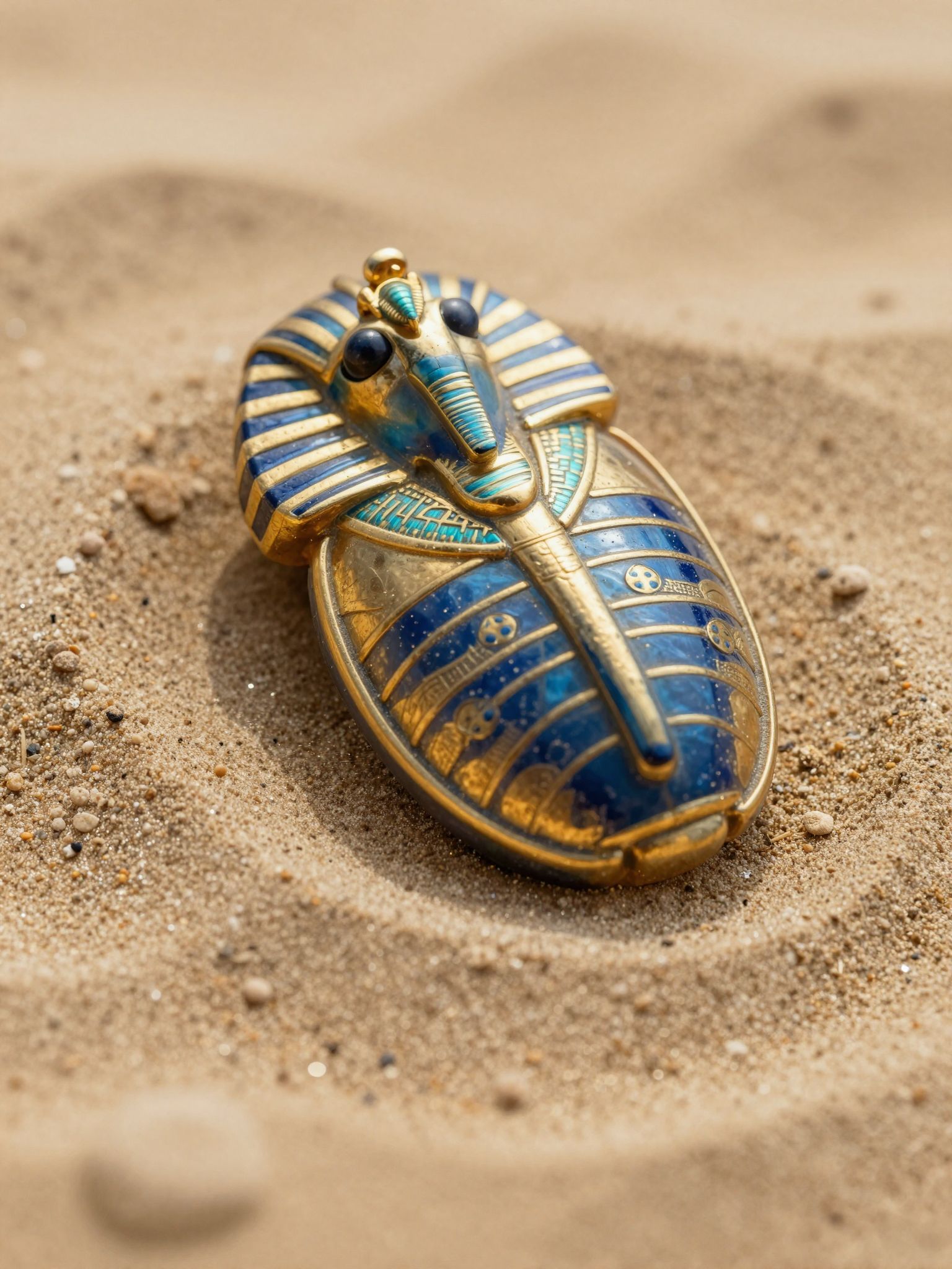 A skarabeusz amulett álmában a megújulás és a védelmező erő misztikus őrzőjeként lép életünkbe.