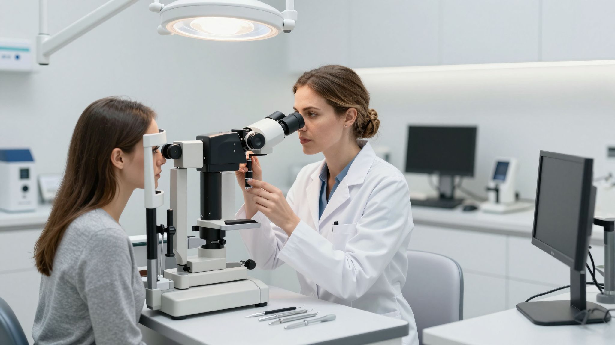 Az álombeli szemészeti rendelő a tisztánlátás és önismeret mélyebb rétegeibe vezet, ahol belső igazságaink tárulnak fel.