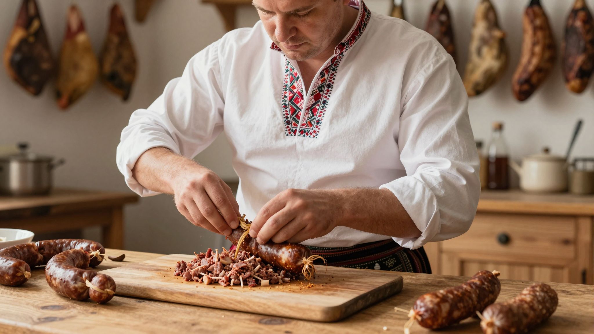 A kolbásztöltés álma a bőség és az összetartozás misztikus ünnepét idézi, ahol múlt és jövő találkozik.