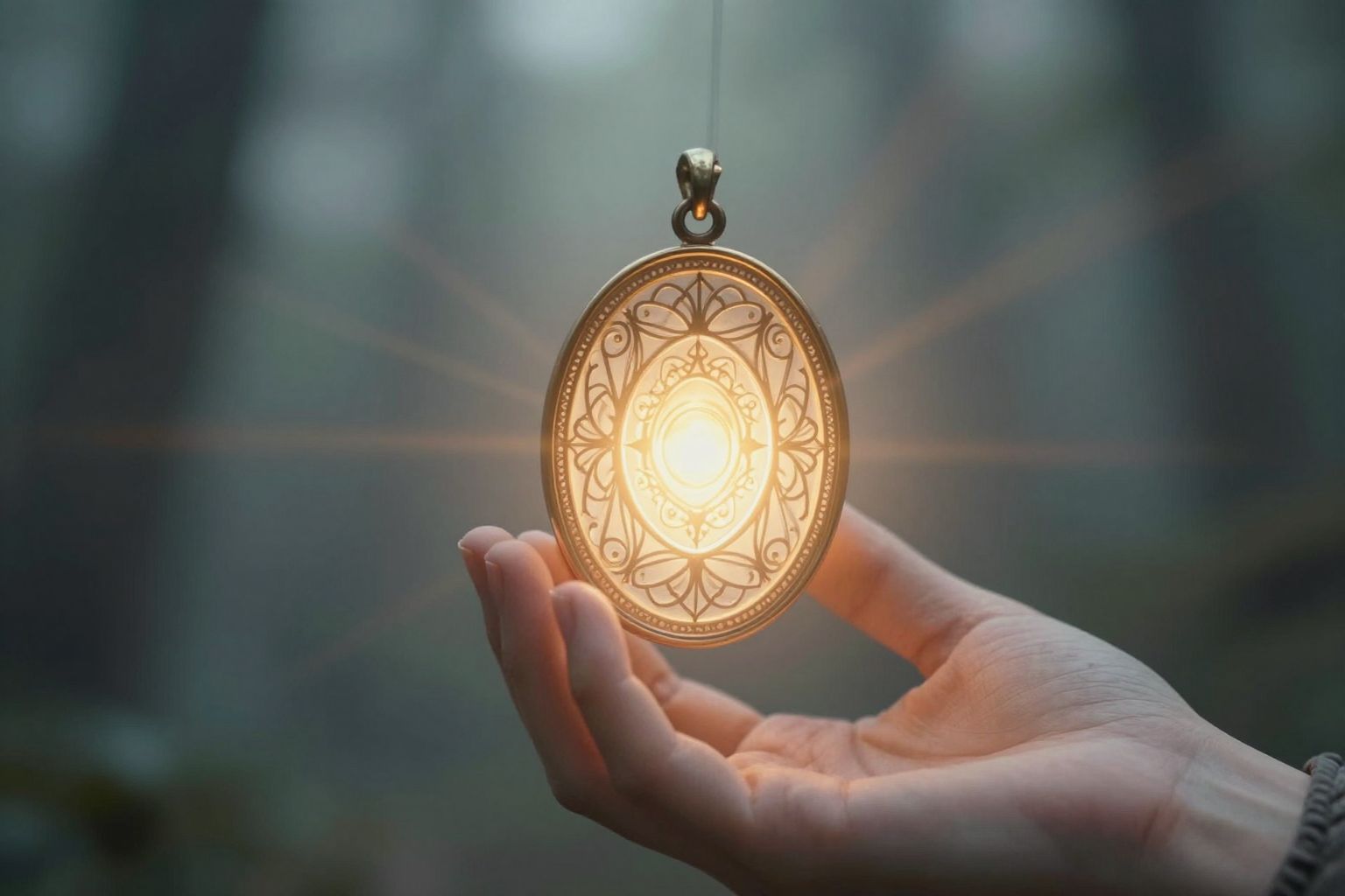 Az amulett álmokban rejtett védelem és titkos erő kútja, mely belső békét és reményt ébreszt.