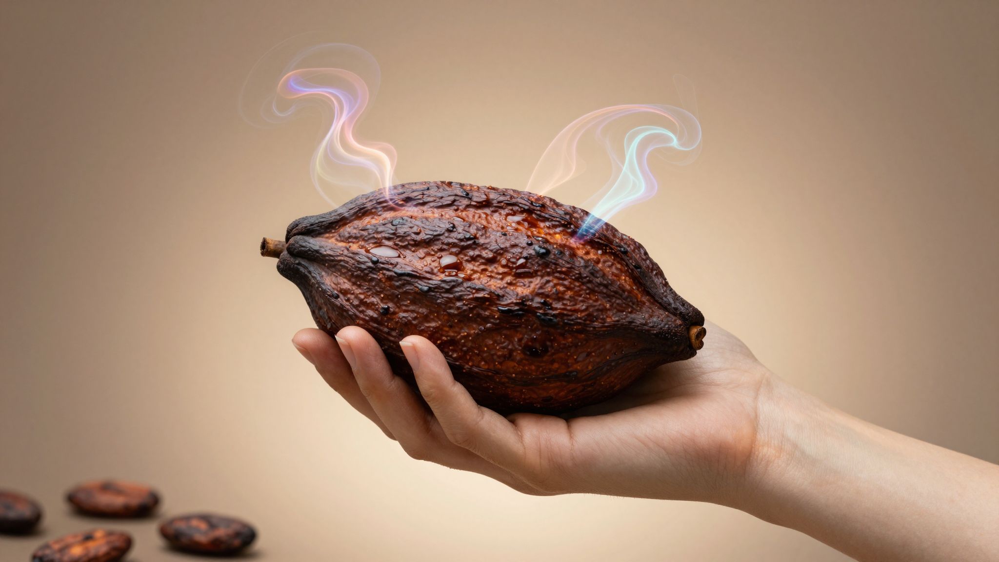 A kakaó álomban az álmodó kreatív energiák forrását érzi, mely mély belső inspirációt és titkos üzeneteket hordoz.