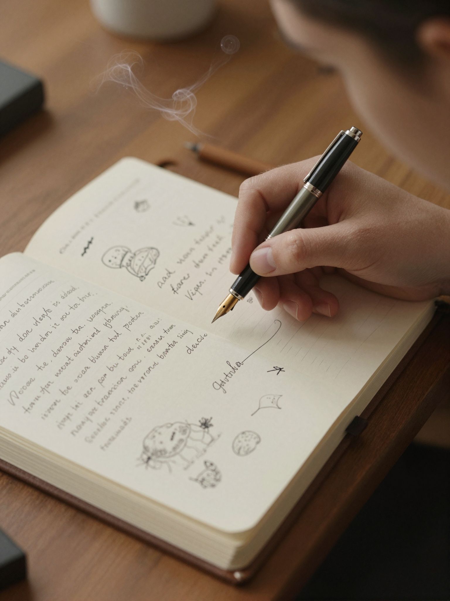 Az álomnapló őrzi titkos üzeneteidet, melyek a lelked mélyéből születnek, misztikus útmutatásként.