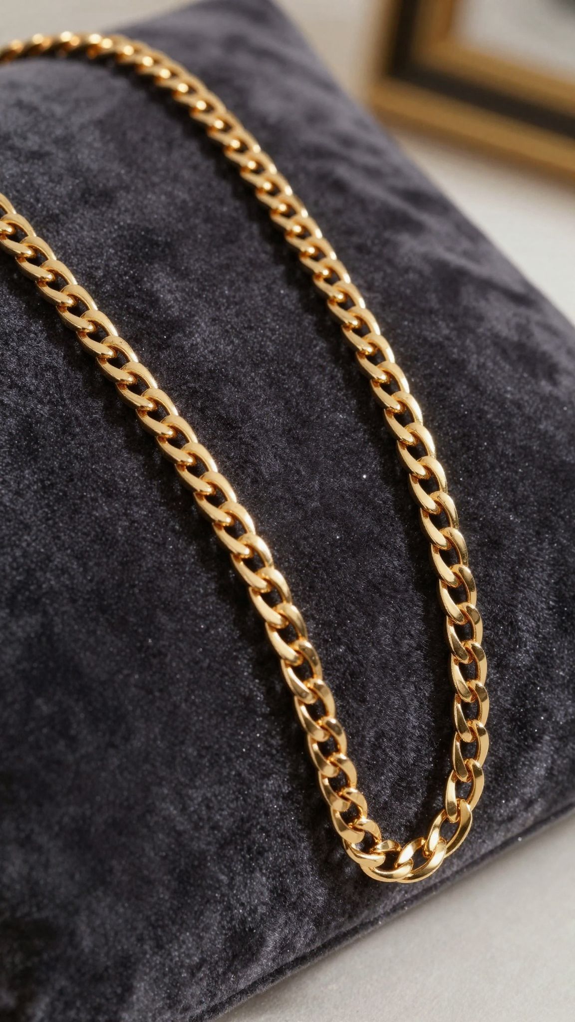 Az aranylánc álmában a gazdagság és siker ragyogó ereje öleli át álmodót, titkos erőt sugallva.