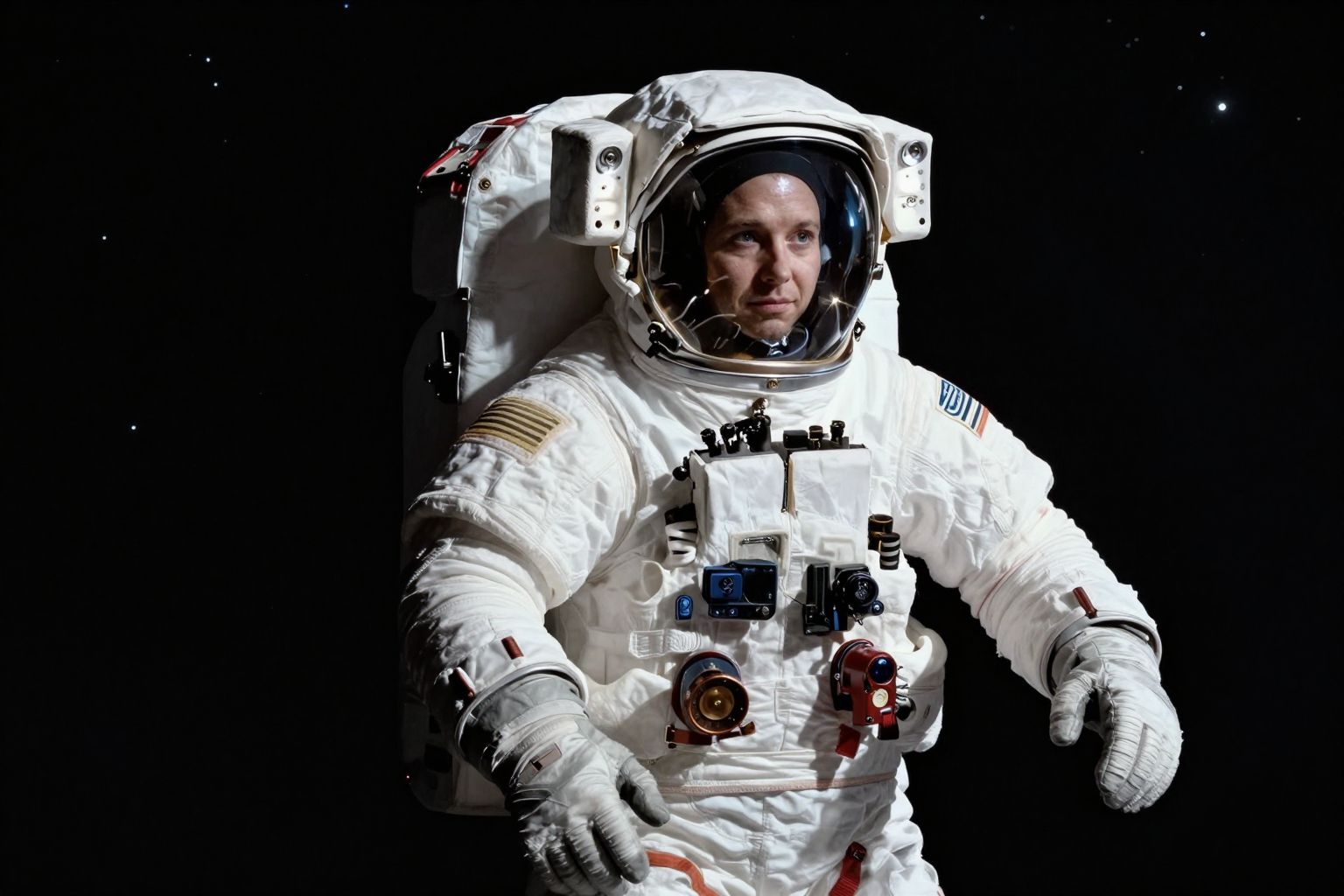 Az űrhajós magánya a lélek végtelen űrén átvezeti a kommunikáció elgyengülésének titokzatos érzésébe.