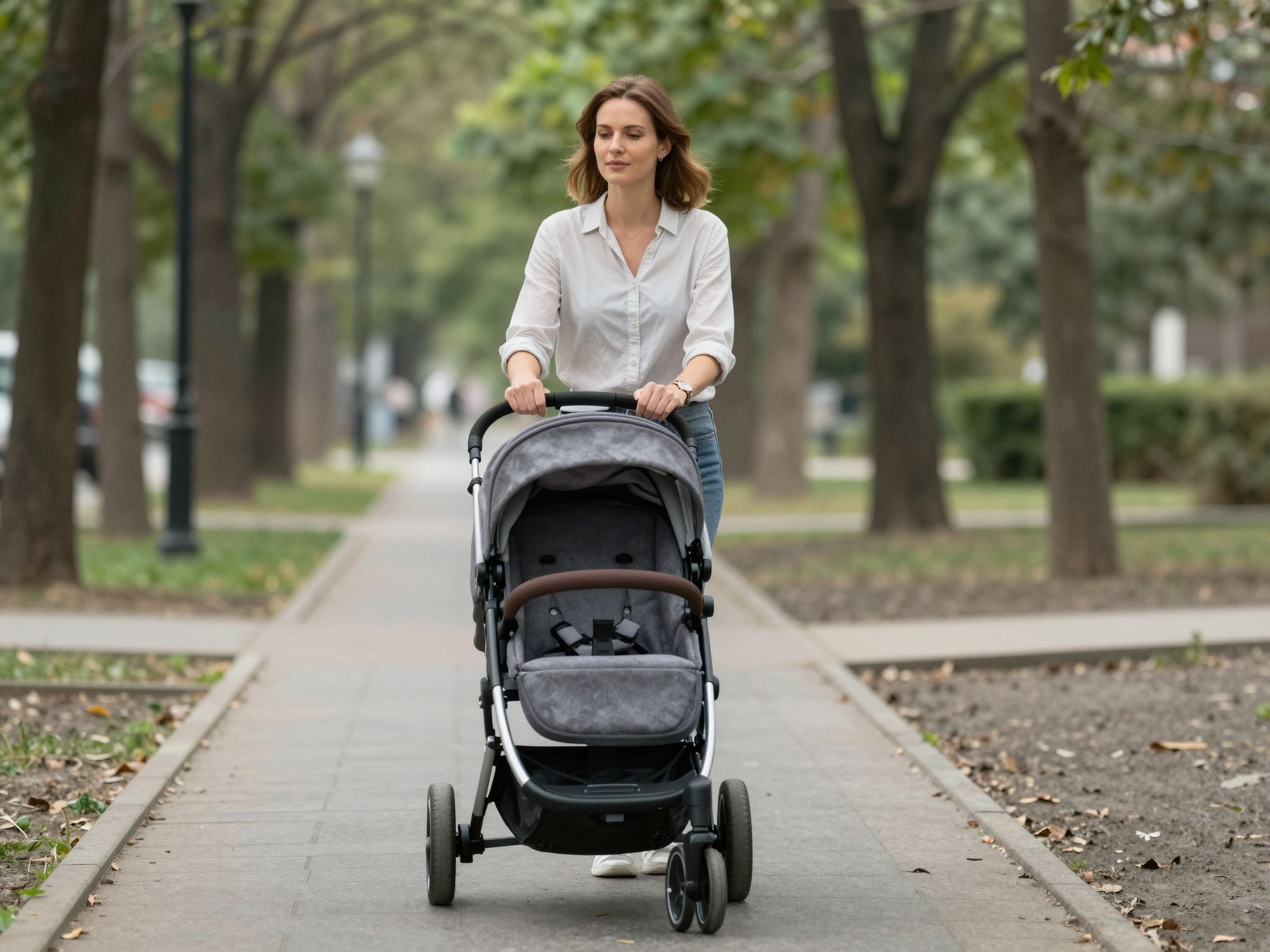 A babakocsit lassan tolni álomban a türelem és óvatos előrehaladás titkos üzenetét hordozza.
