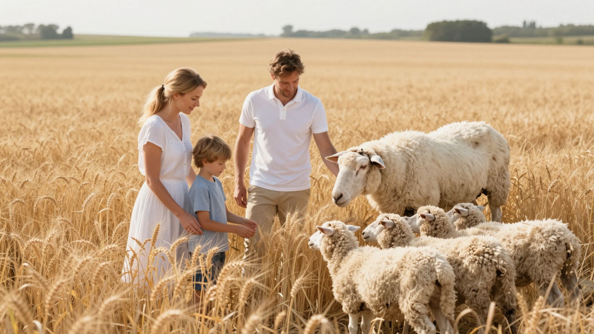 A búza és állatok álomban összefonódó életereje a termékenység és a lélek megújulásának titkait rejti.