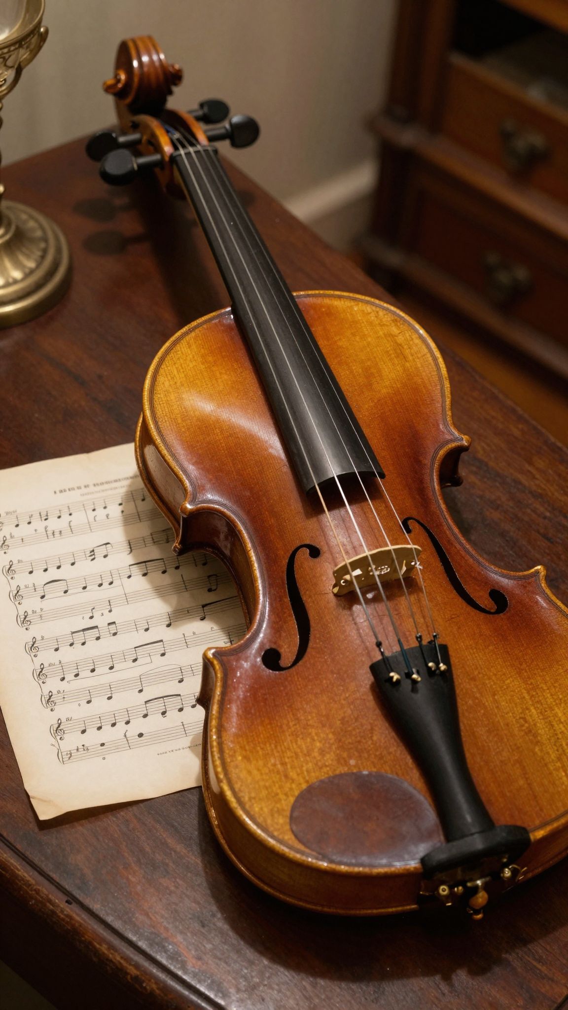 A régi hegedű álomban megszólal, és felidézi az elveszett időket, lelket árasztva a múlt titkairól.