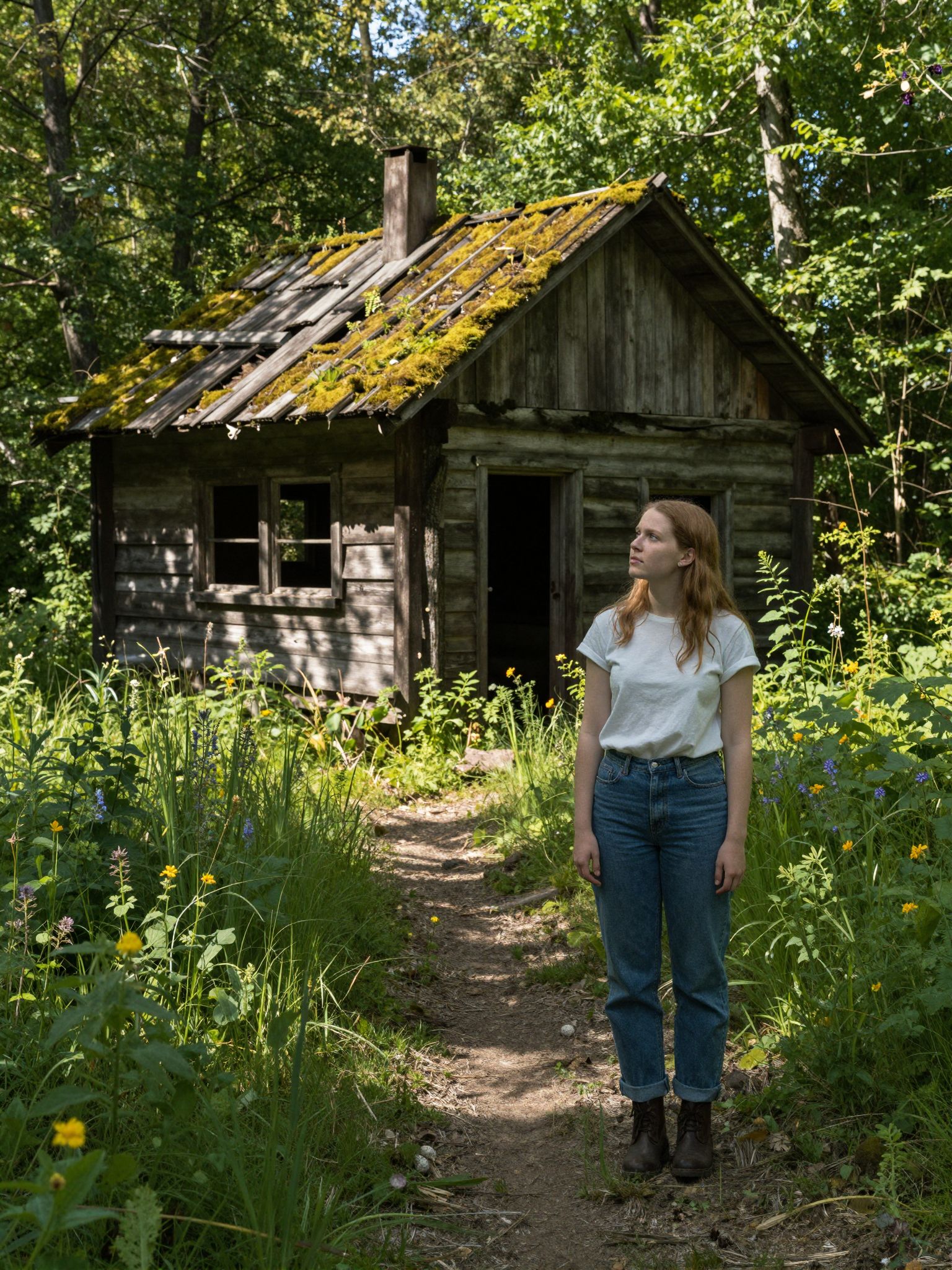 Az elhagyatott kunyhó titkos világot rejt, ahol elfeledett álmok és elvágyódások suttognak az ősi falak között.