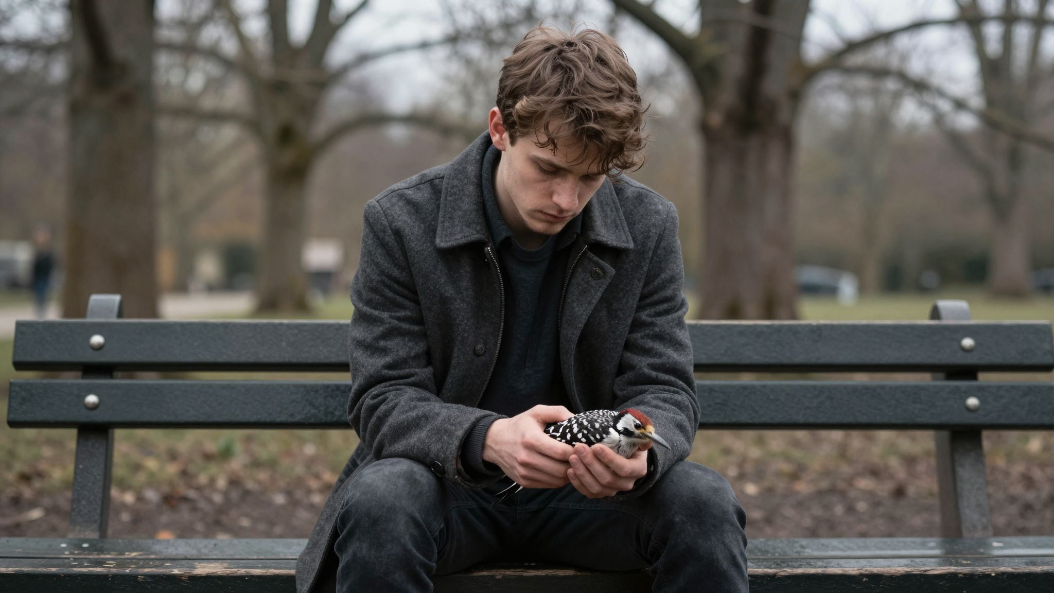 Az elpusztult harkály álomban az elmúlás misztikus jele, mely új kezdet rejtett reményét hordozza.