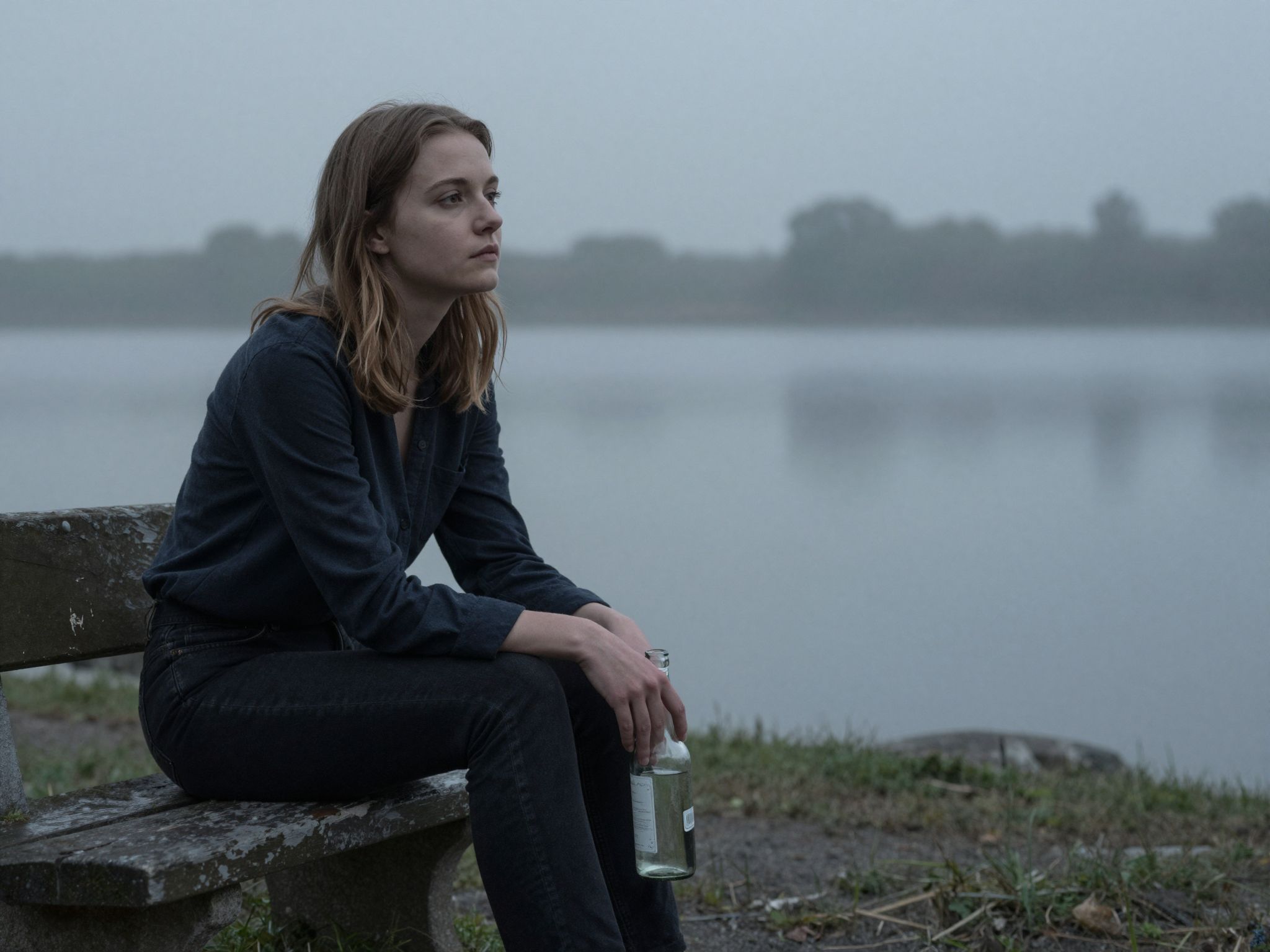 A palack mélyén rejtőzik a lélek vágyakozása, érzelmi kiürülés és céltalanság misztikus tengerén.