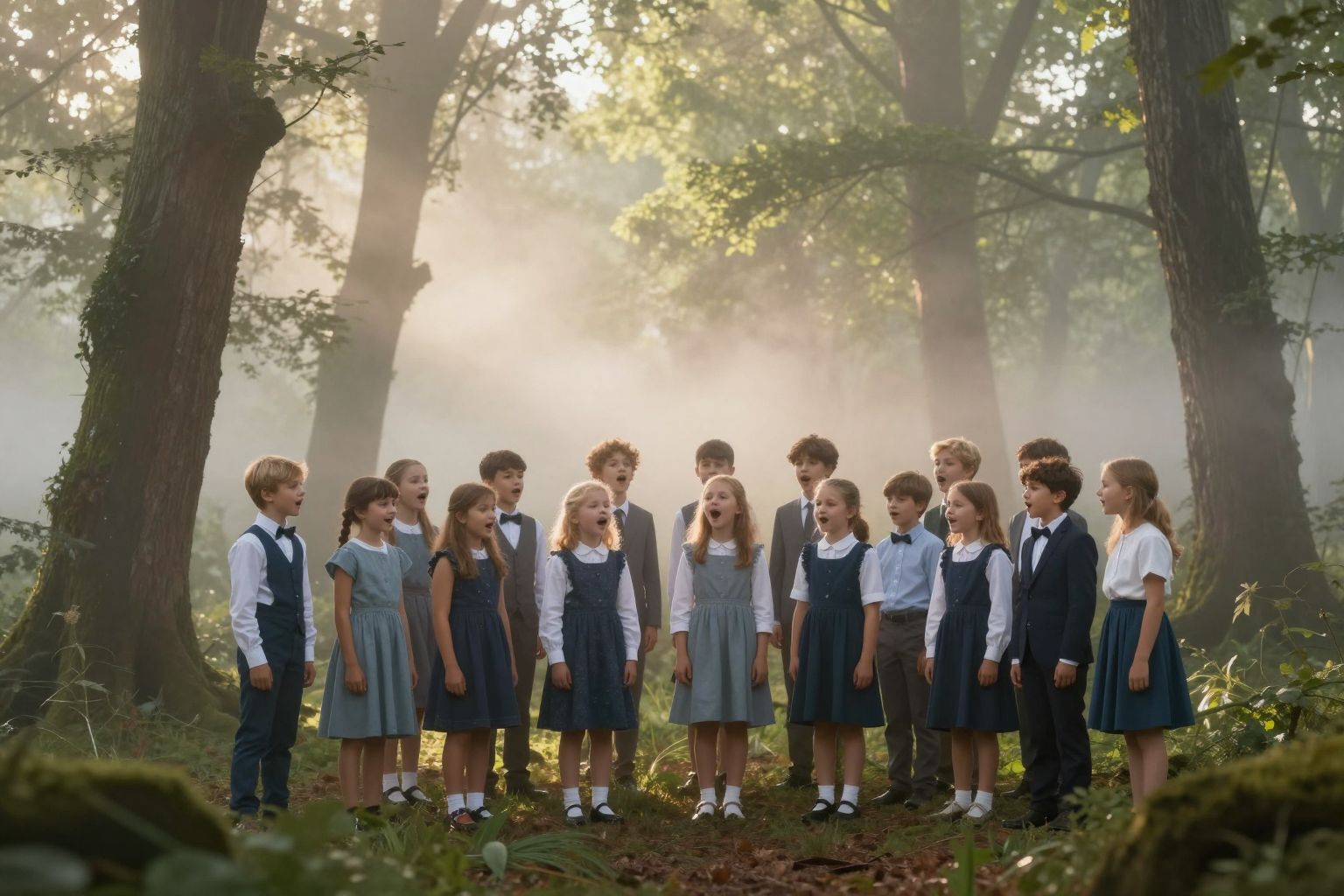 A gyermekkórus az álomban az ártatlanság és az élet örök körforgásának misztikus hangját idézi fel.