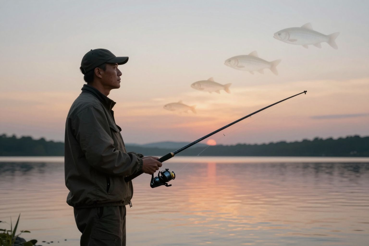 A halászat álomban az élet rejtett kincseinek felkutatását jelzi, ahol a döntéseid alakítják sorsod titkait.