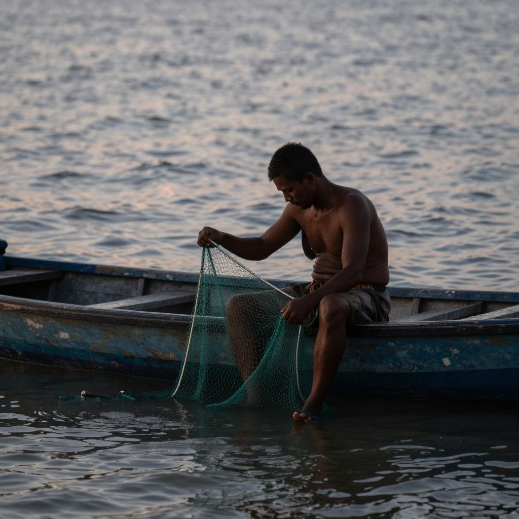 A halászat az álomban a vágyak és a frusztrációk köteléke, ahol a kitartás és a remény kavarog egymásban.