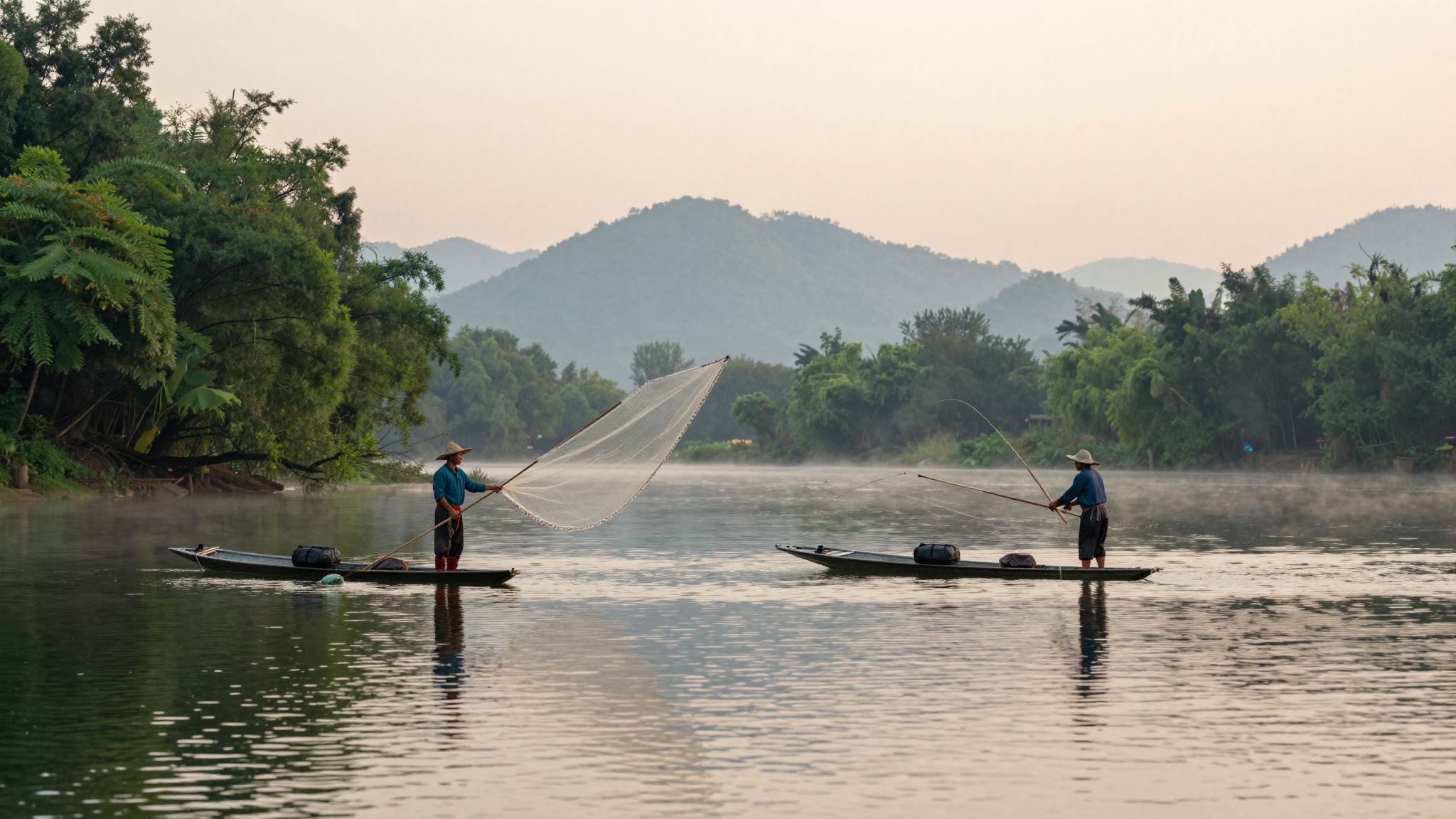 A közös halászat álomban az összetartozás és rejtett titkok feltárulkozását jelzi a lélek mélyén.