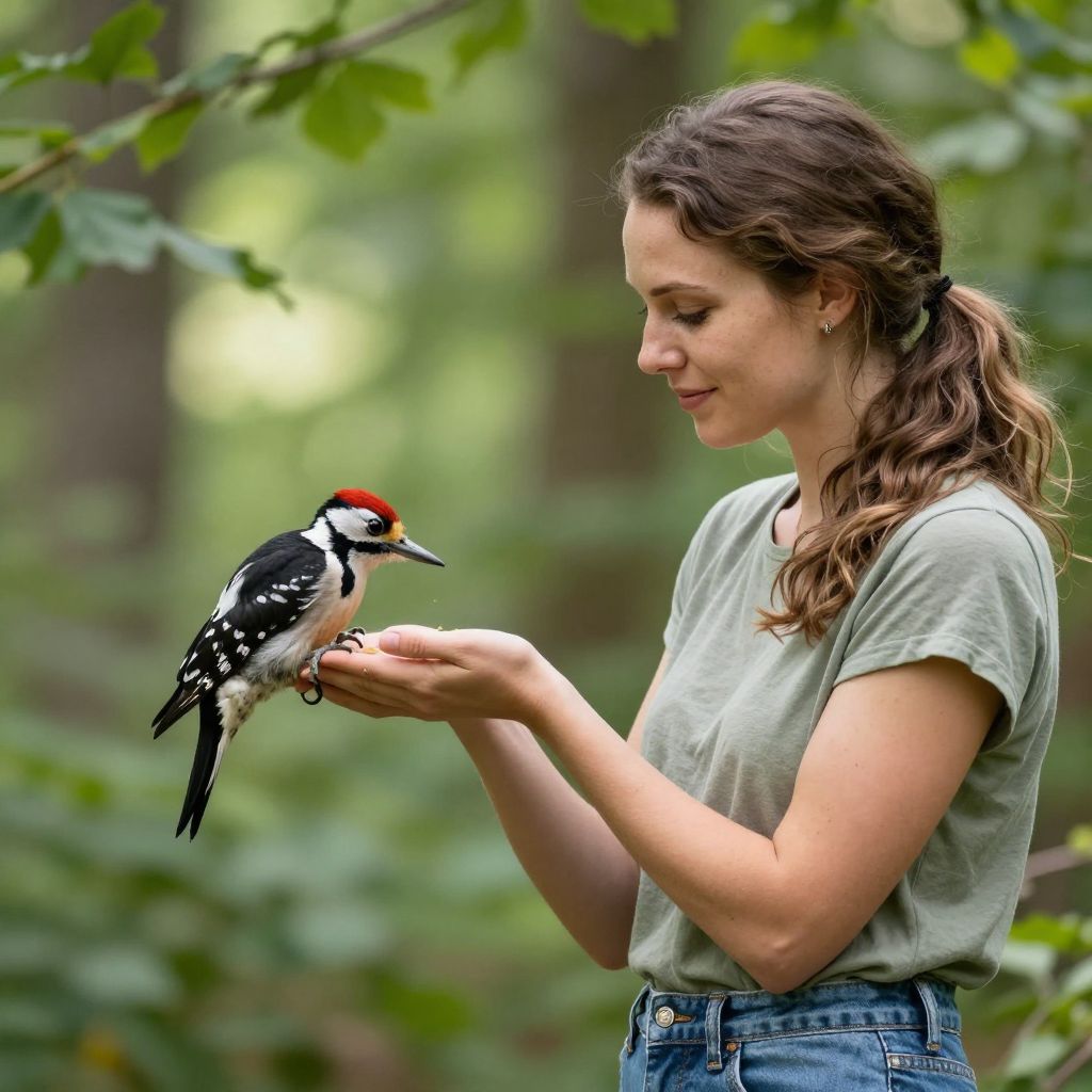 A harkály etetése az álomban a lélek mély gondoskodását és a segítő szív titkos erejét jelzi.