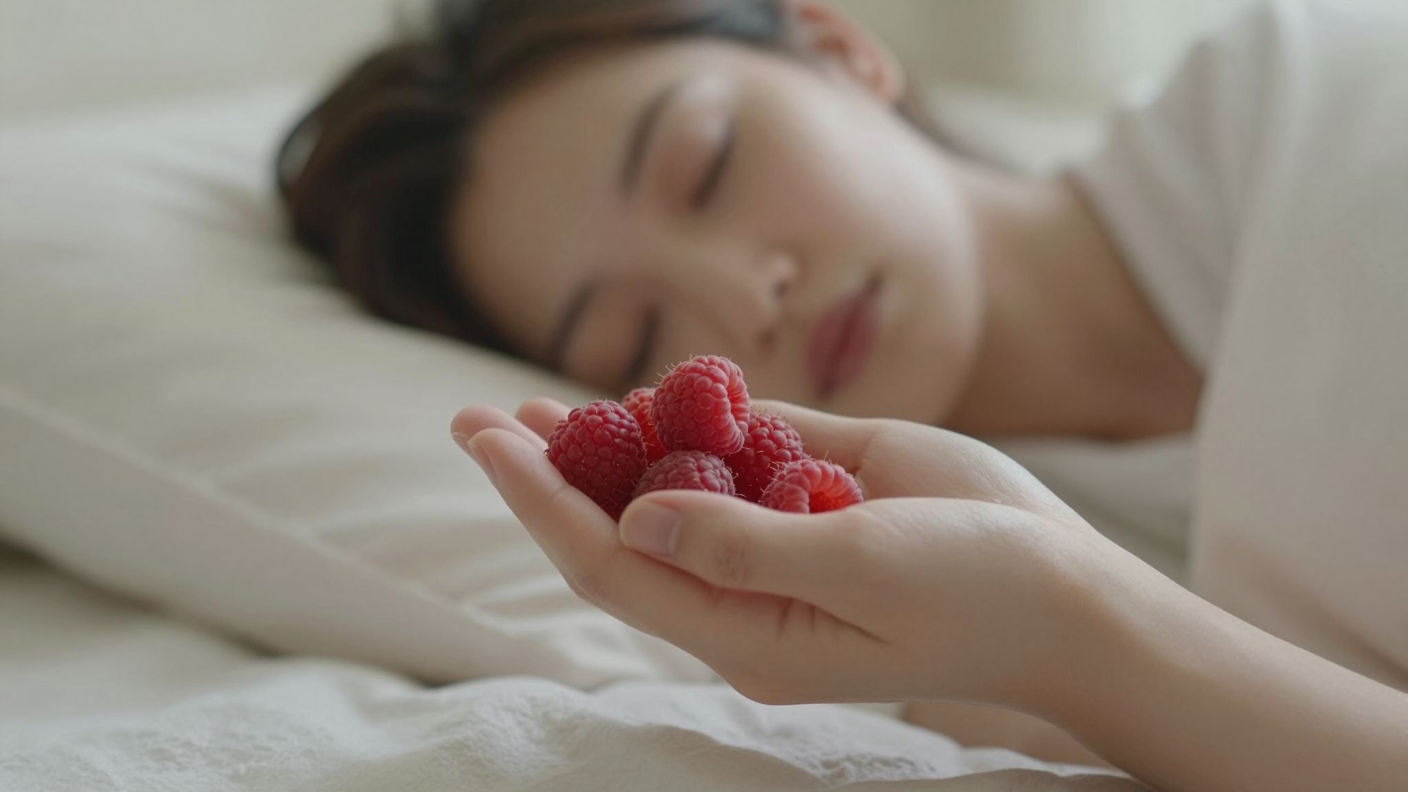 A málna etetése álomban az érzelmi kötődés és a bizalom mélyülését jelzi, misztikus összhangban.