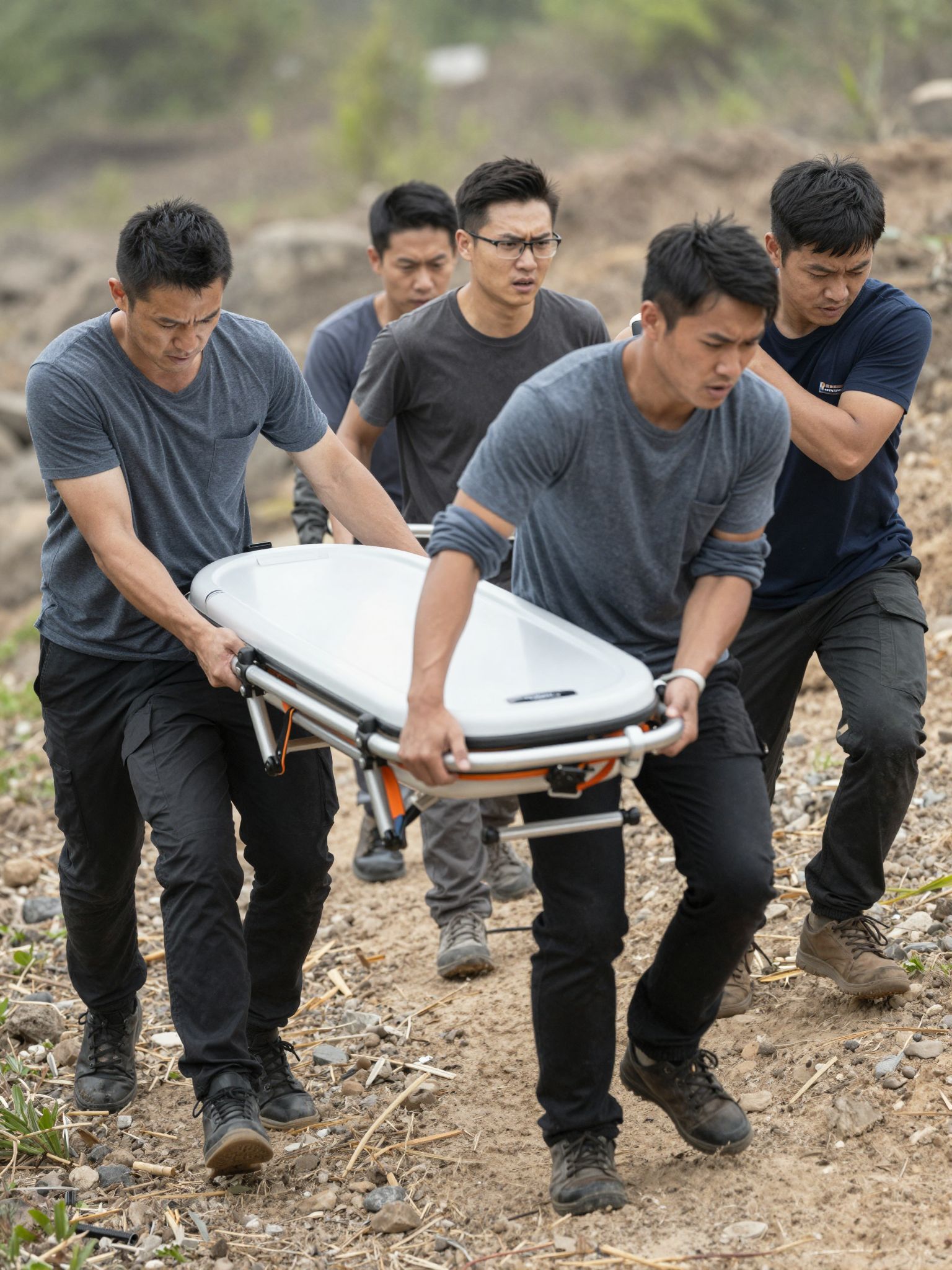 A nehéz hordágy álomban az élet terheinek cipelését jelképezi, mely lélekben rejtett küzdelmeket mutat.