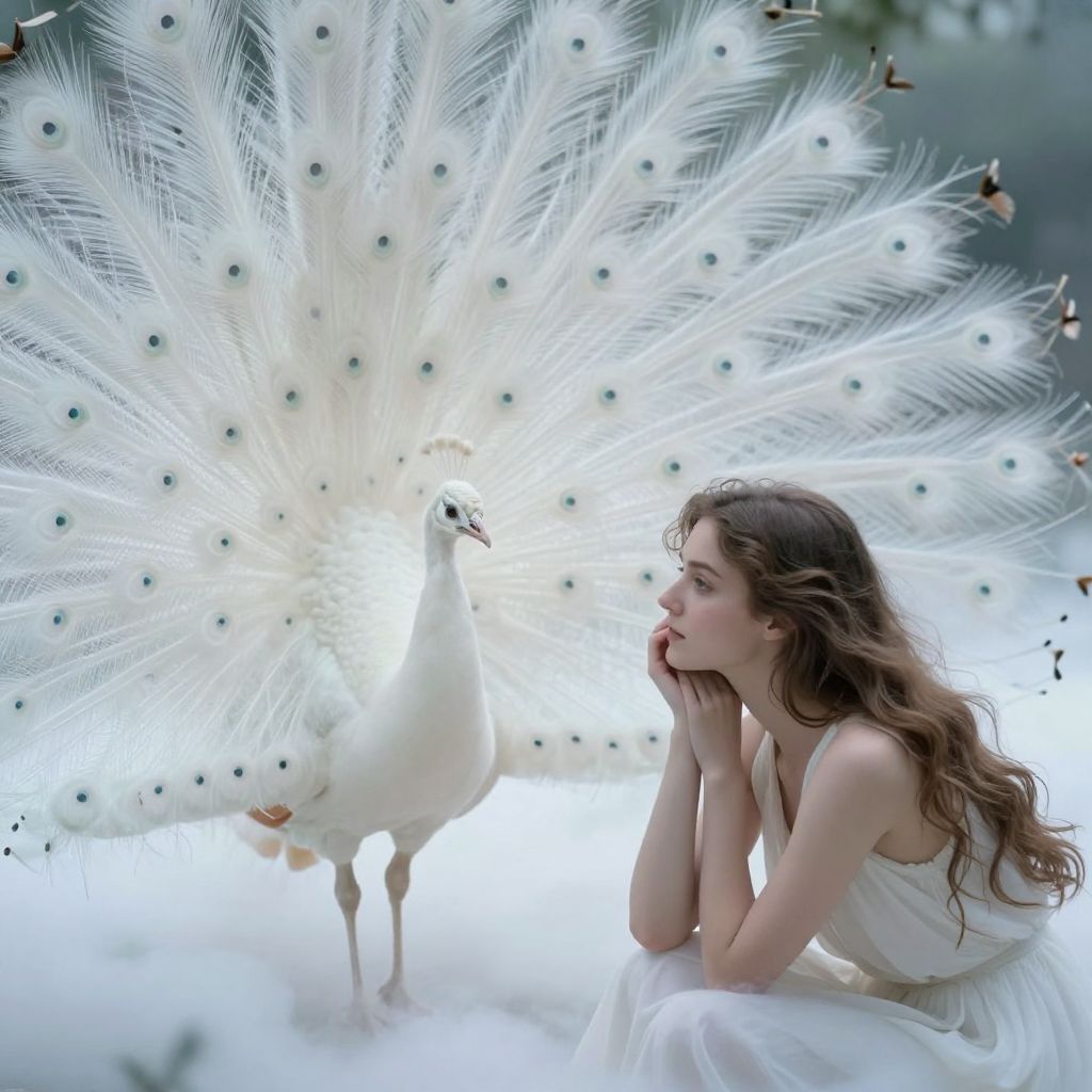 A pávakakas megjelenése az álomban a szabadság és a titkok felfedezésének ígérő jele, mely szívünket ragyogással tölti meg.