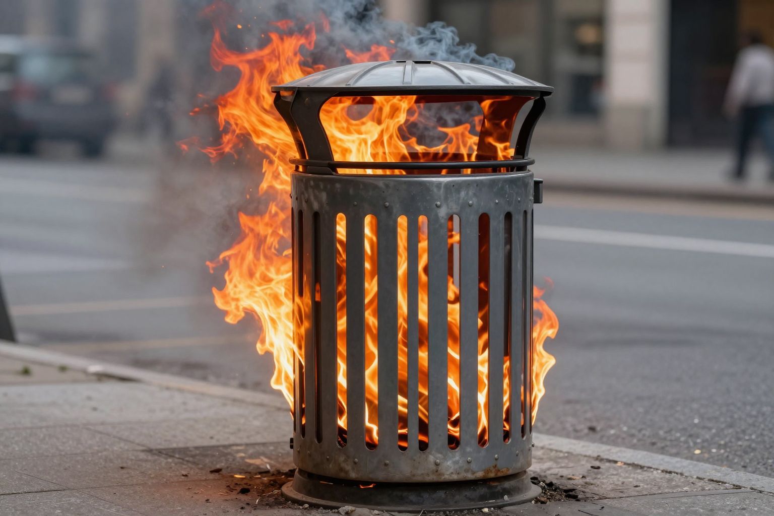 A lángoló szemetesláda álma a titkokból felszabaduló régi érzelmek és elengedés misztikus jelképe.