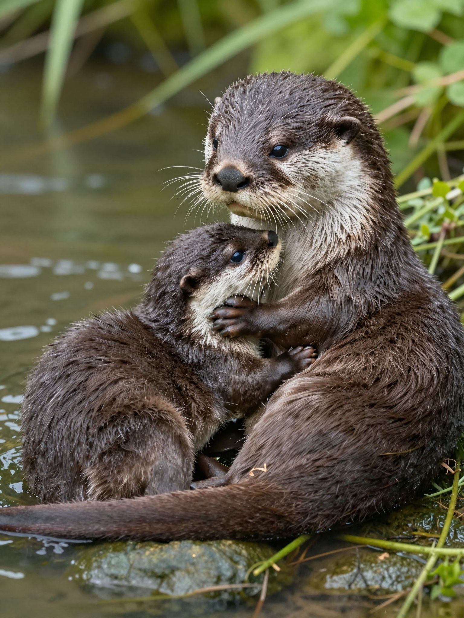 A vidra kölykök álmodban a megújulás és az ősi védelem szimbolikus küldöttei, titkos harmóniát hozva.
