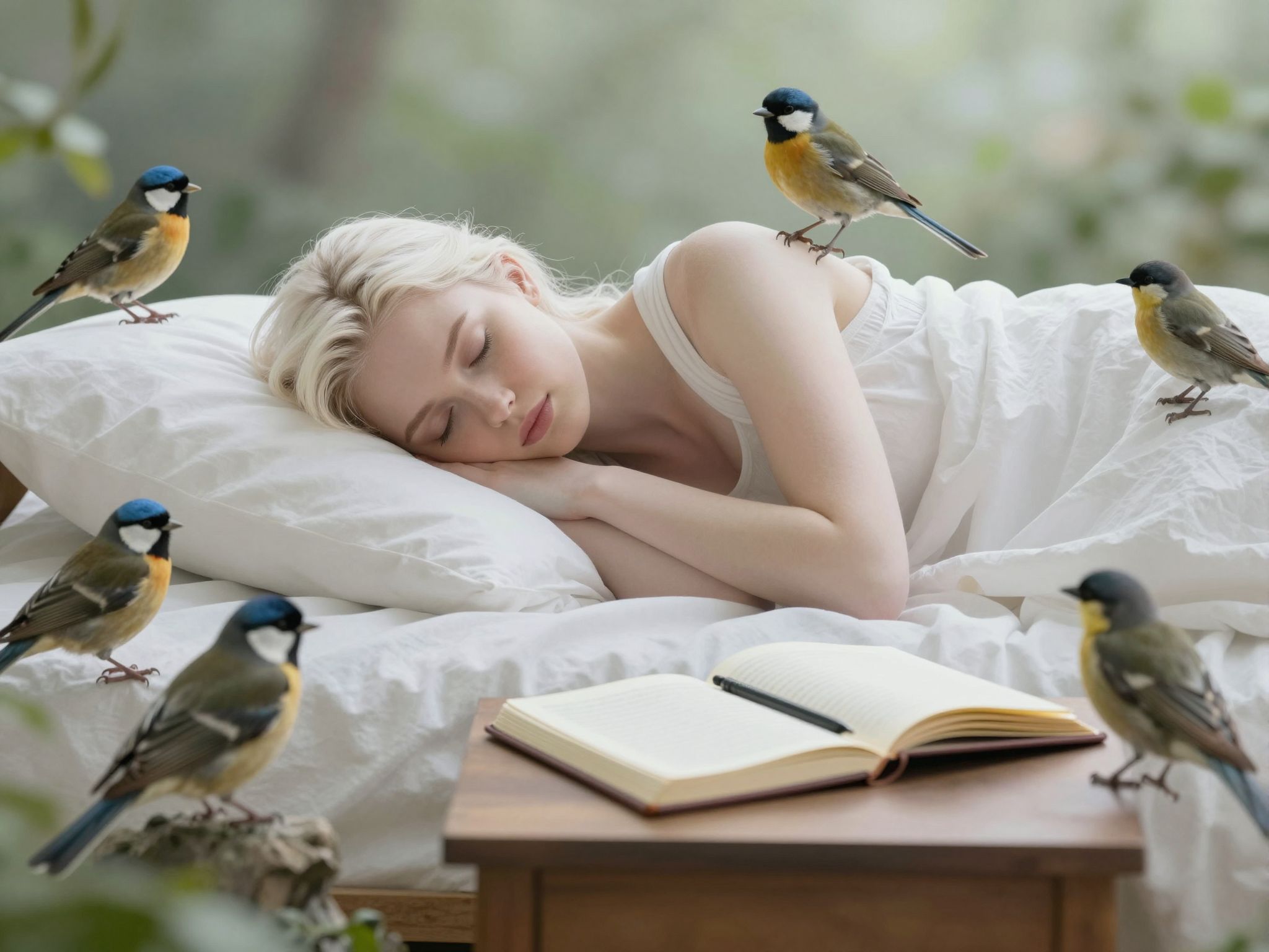A rigófiókák az álmokban a tiszta, szabad álmok hírnökei, szimbolizálva a vágyaink felé vezető utat.