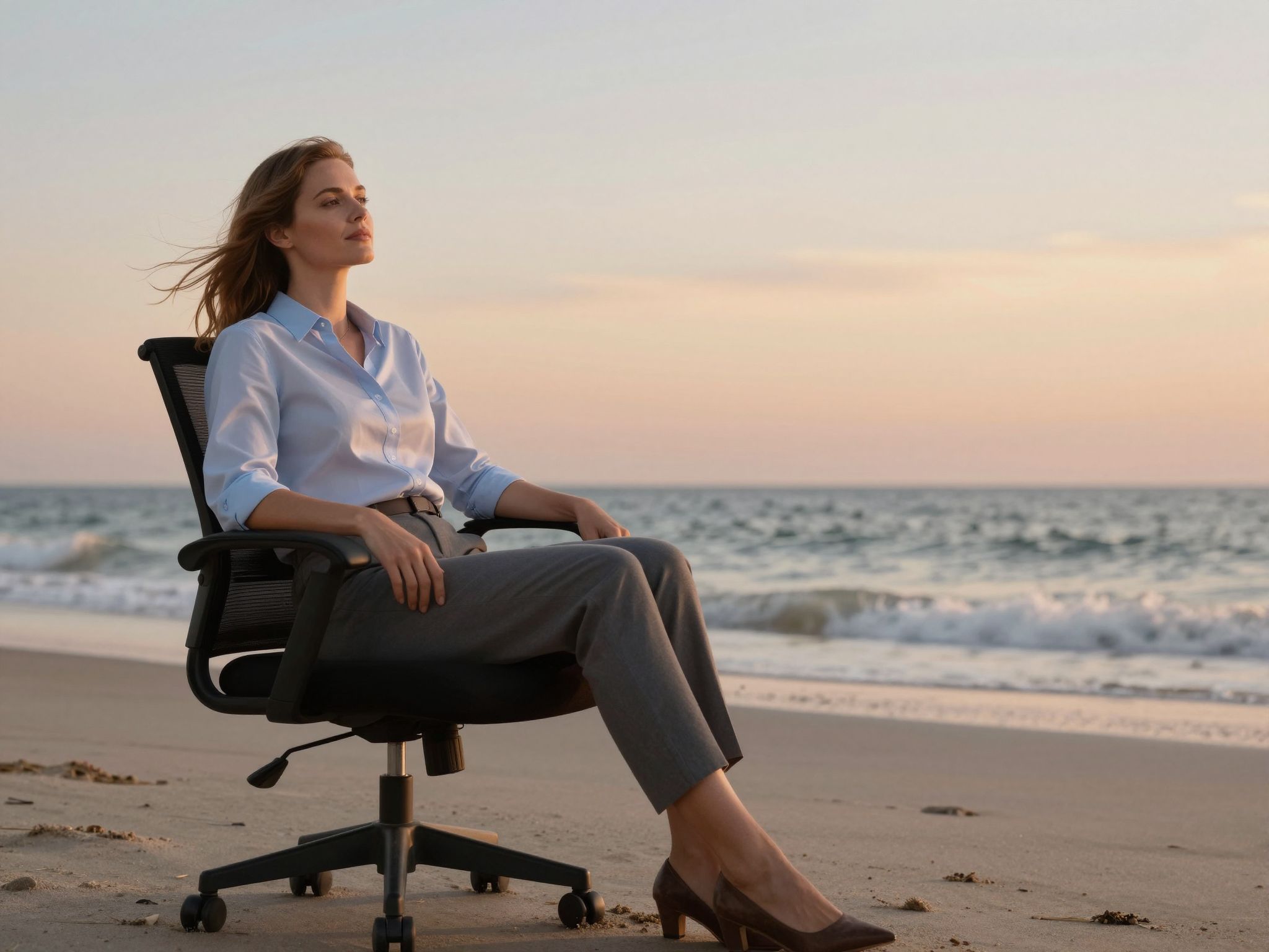 Az irodaszék egy elrejtett univerzumba vezethet, ahol a munka és a vágy határvonalai elmosódnak.