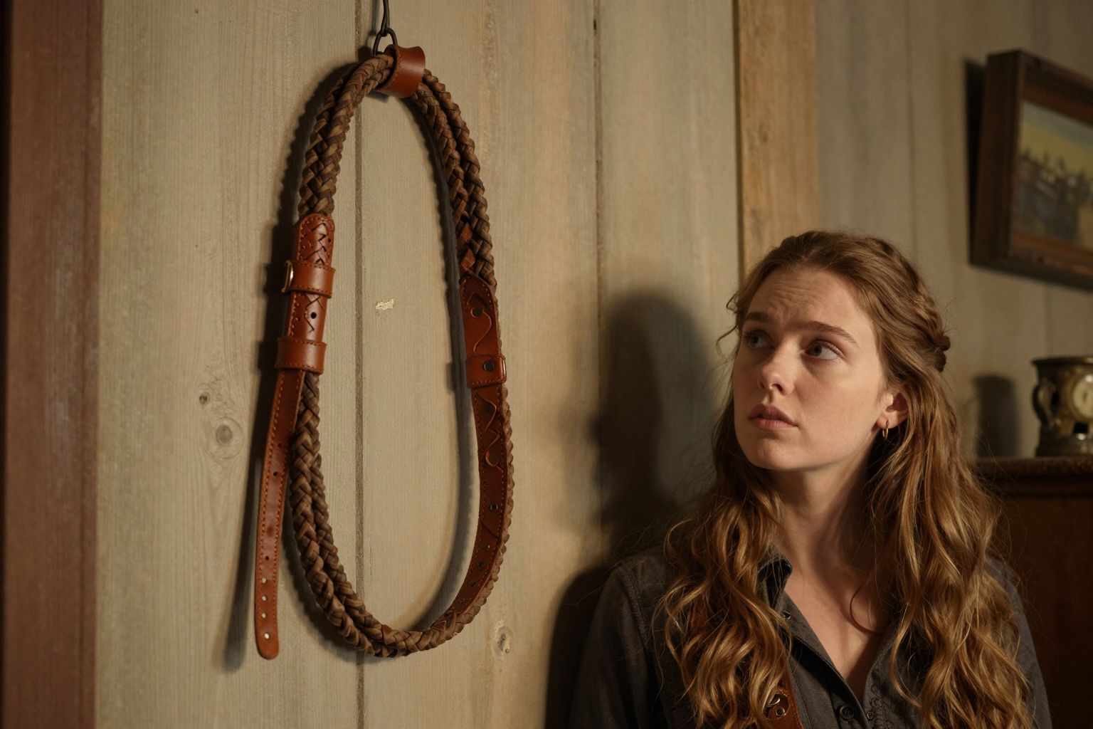 Álmunkban a falon lógó korbács a rejtett vágyakat és megbánásokat szimbolizálja, szembesítve minket belső feszültségeink